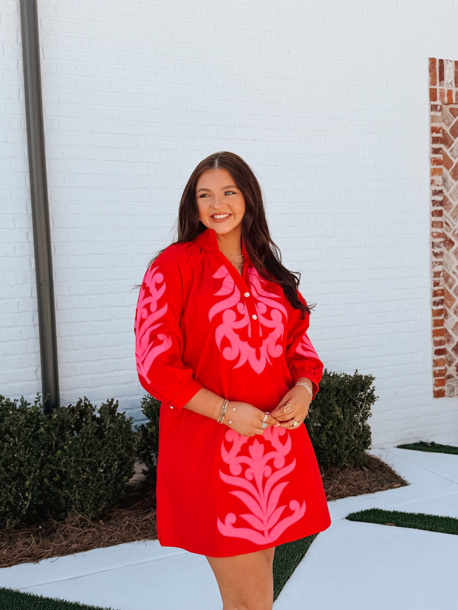 Scarlet Applique Dress