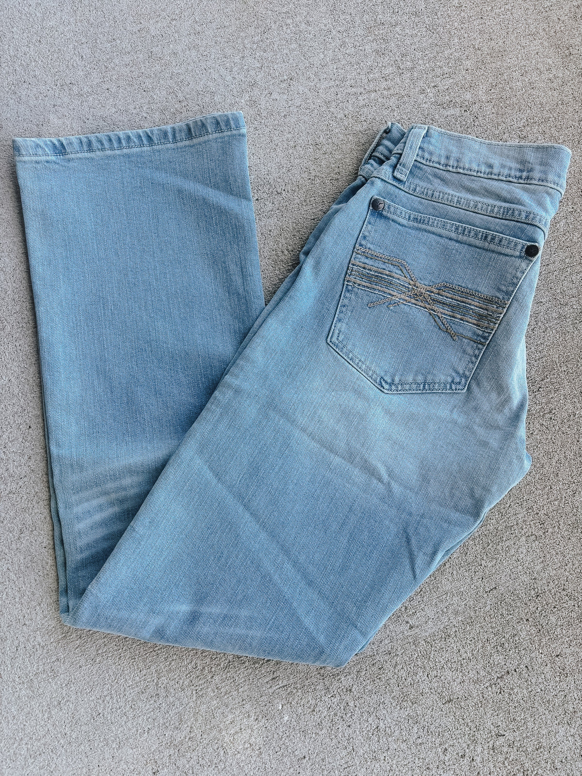 Wrangler Men's 20X 42 Vintage Bootcut Jeans - Light