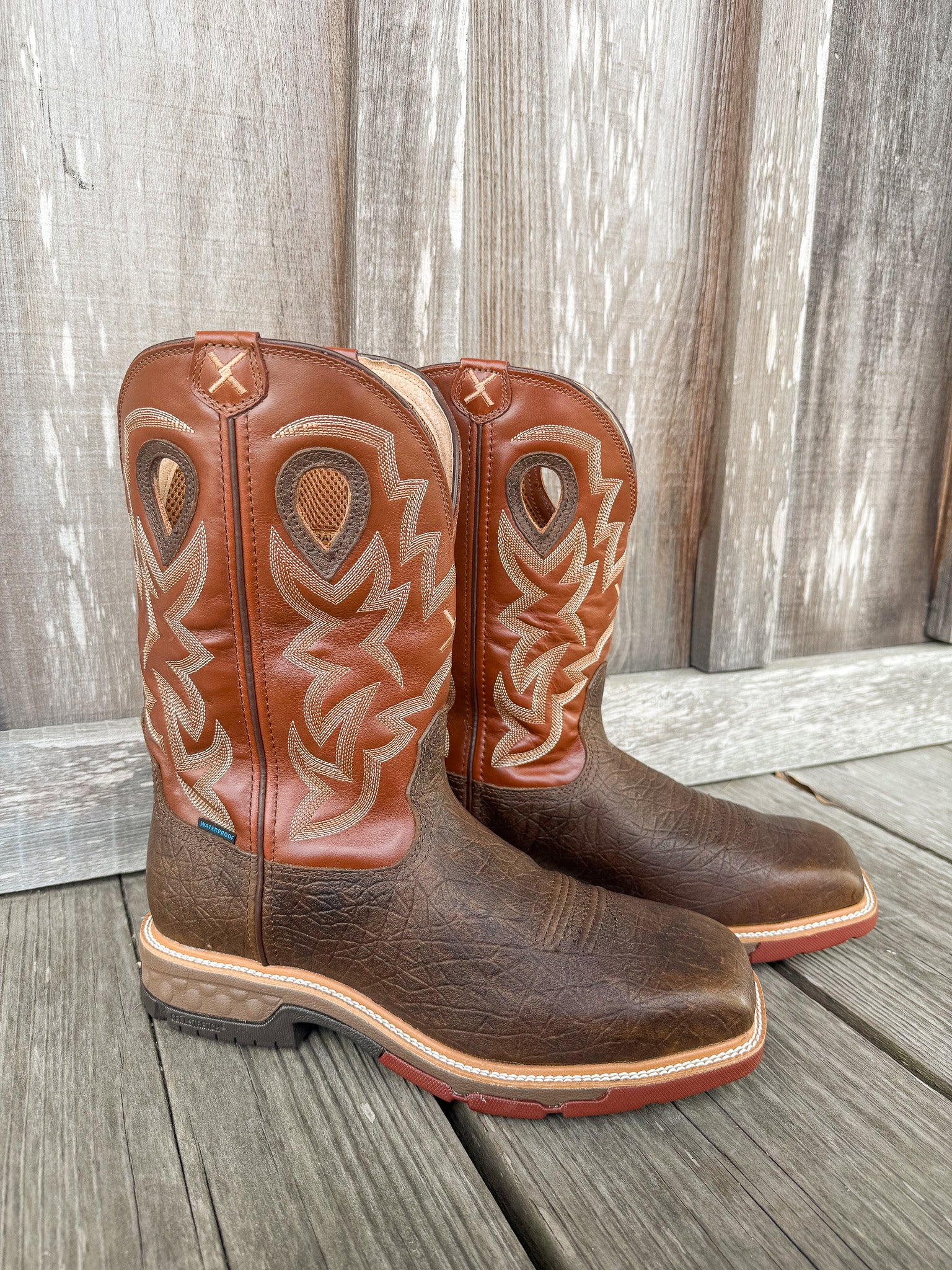 MEN'S TWISTED X 12" SMOKEY CHOCOLATE SPICE ALLOY TOE BOOT