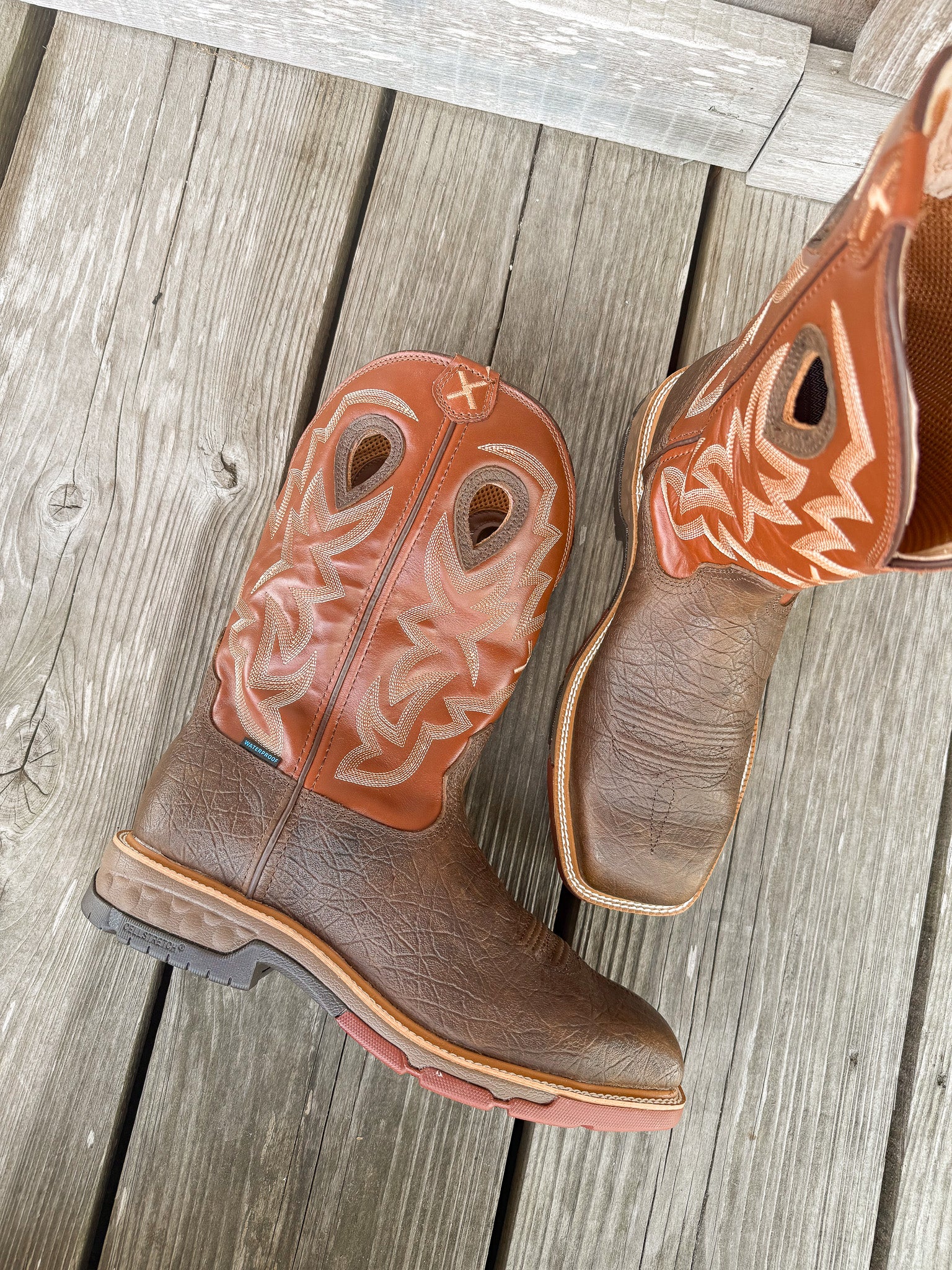 MEN'S TWISTED X 12" SMOKEY CHOCOLATE SPICE ALLOY TOE BOOT