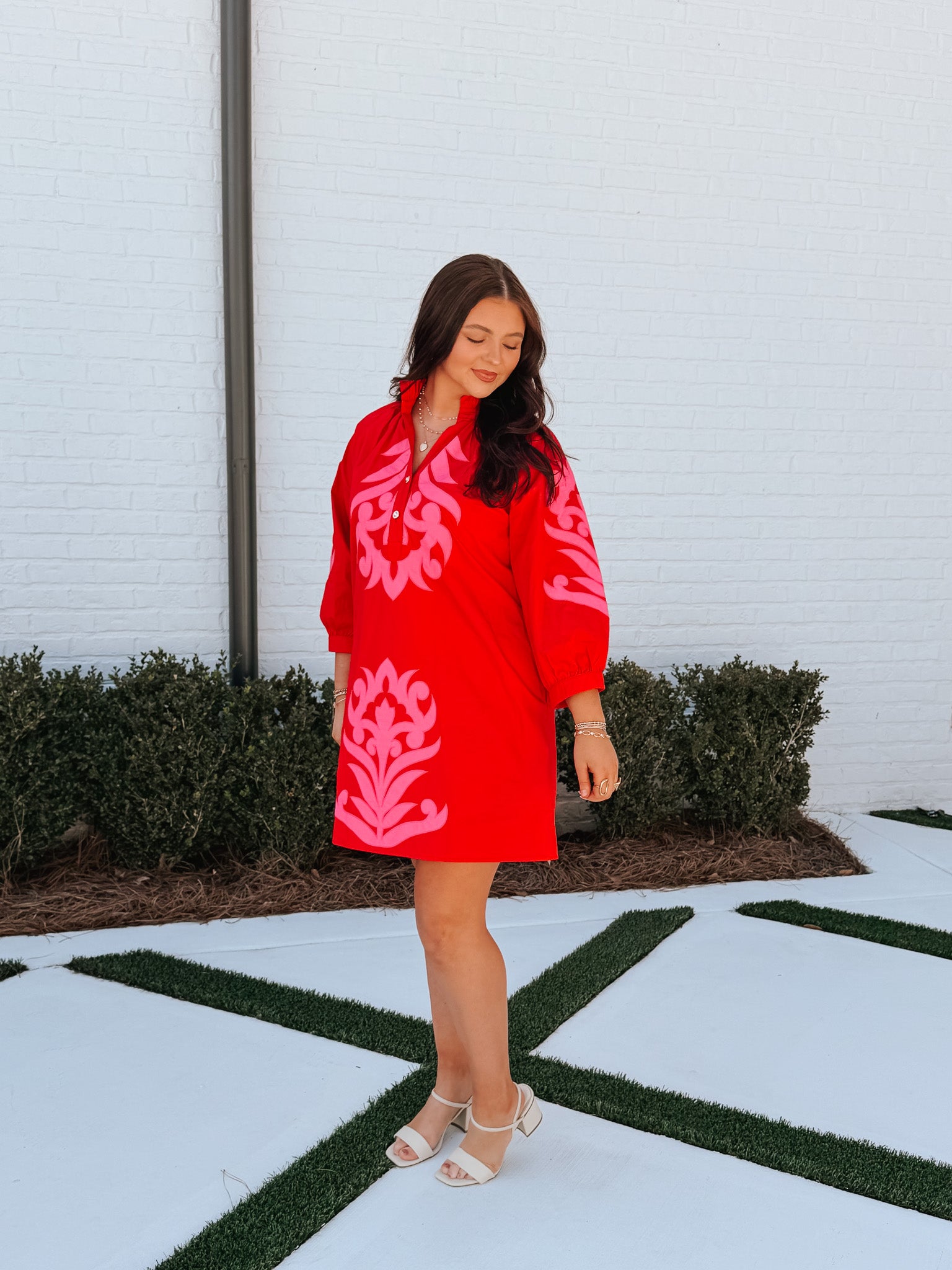 Scarlet Applique Dress