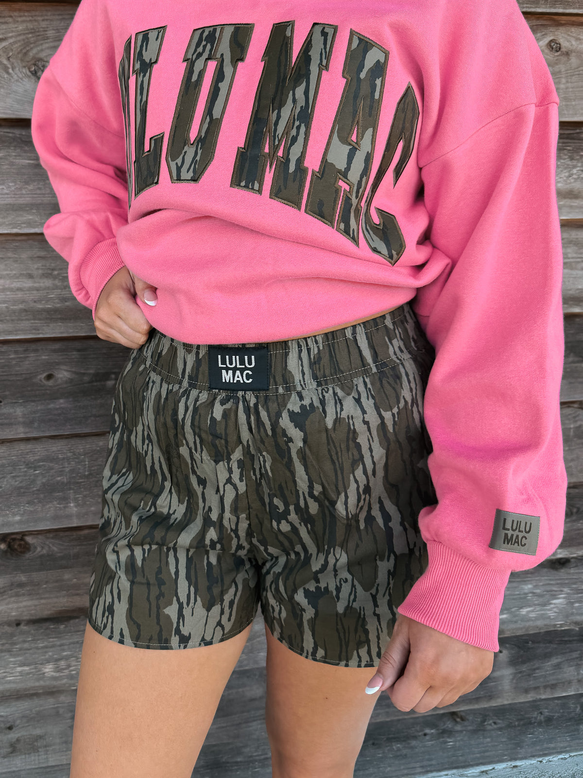 Lulu Mac | Mossy Oak Boxer Shorts