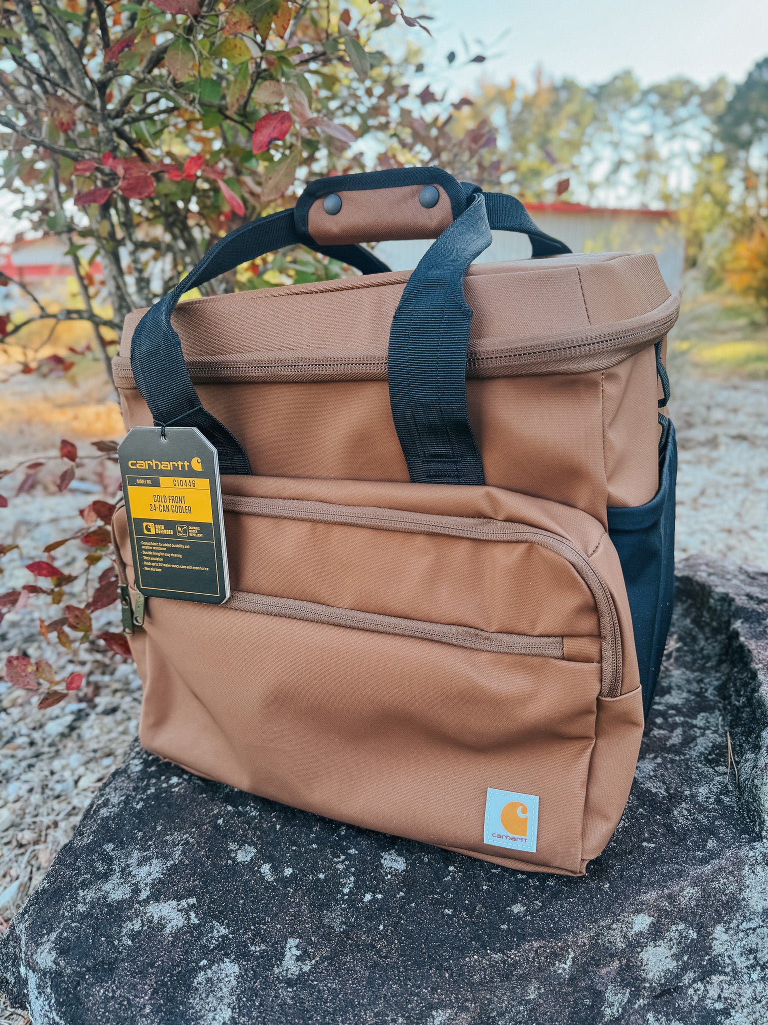 Carhartt Cold Front 24 Can Cooler in Brown