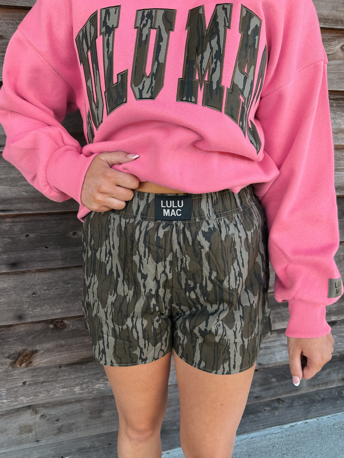 Lulu Mac | Mossy Oak Boxer Shorts