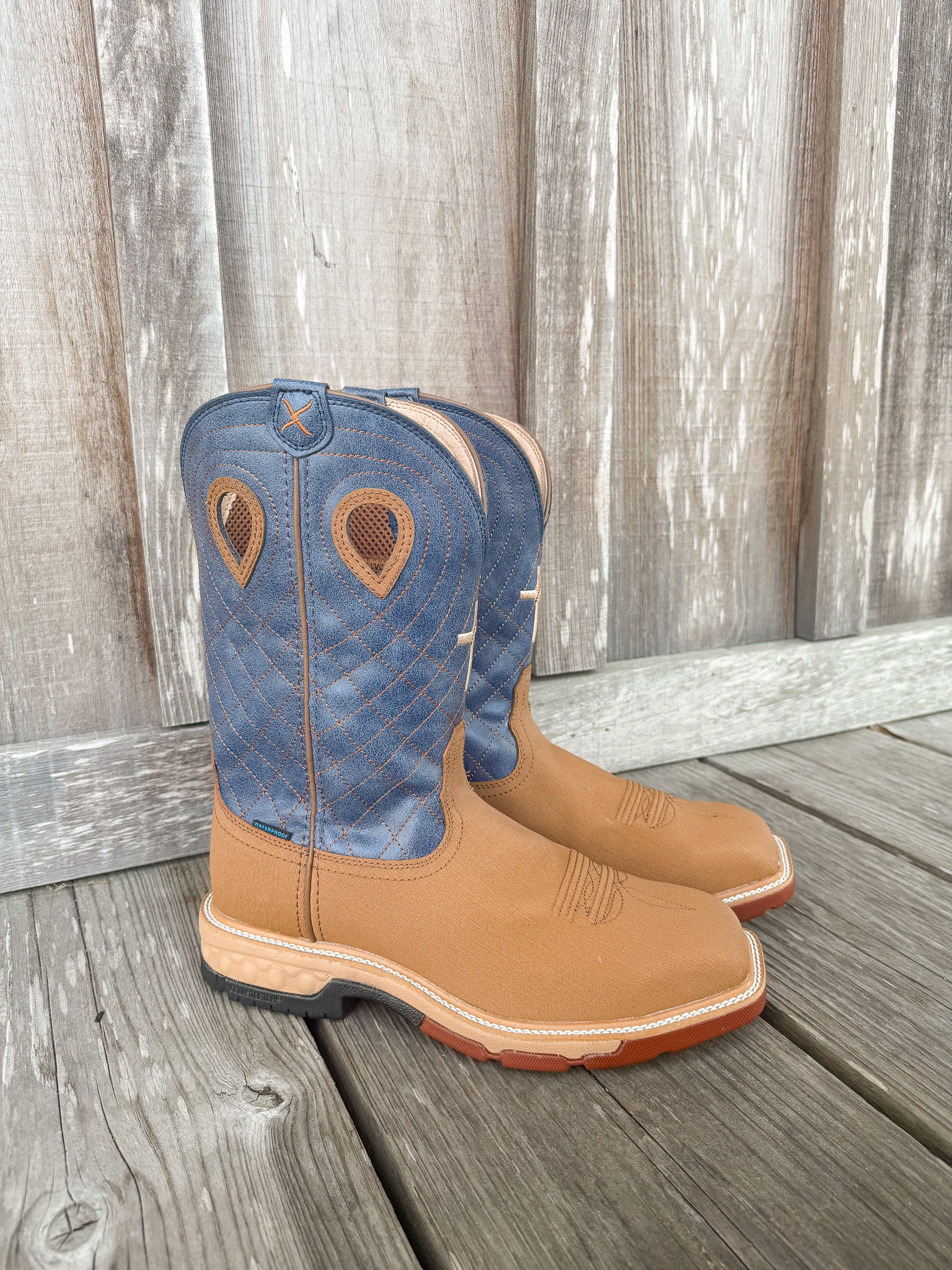 Men's Twisted X 12" WATERPROOF Alloy Toe Work Boot