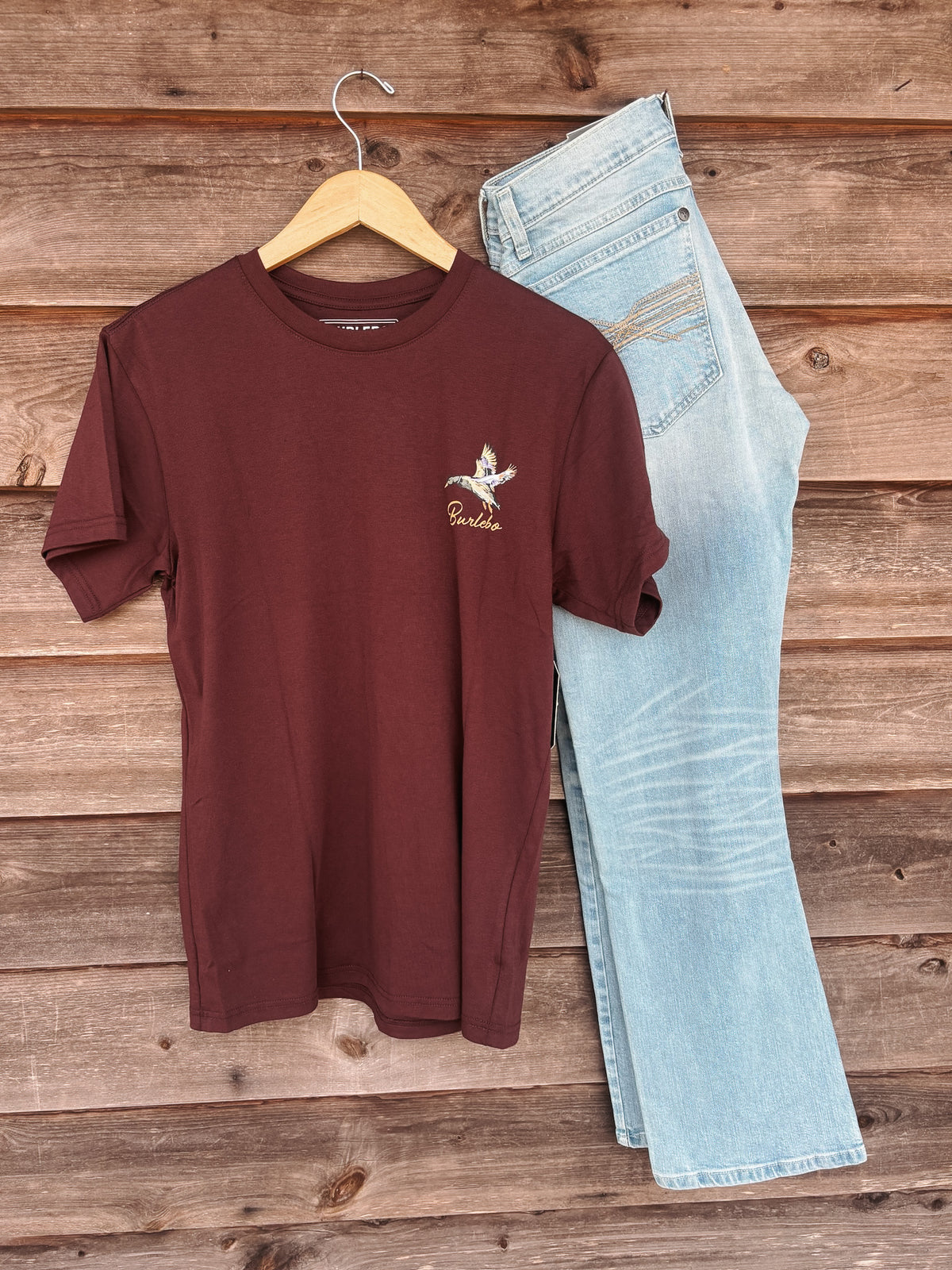 Burlebo | Toddler & Youth Pintail Triangle Duck T-Shirt - Maroon