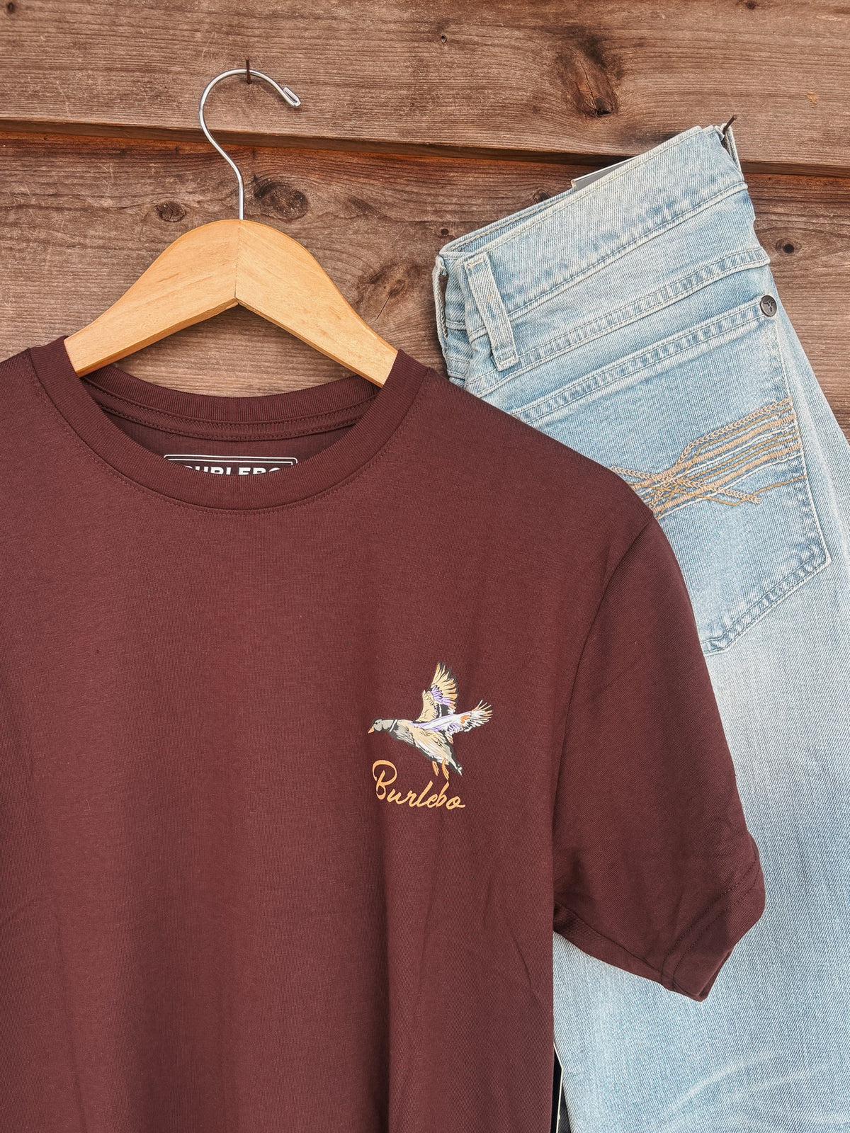Burlebo | Toddler & Youth Pintail Triangle Duck T-Shirt - Maroon