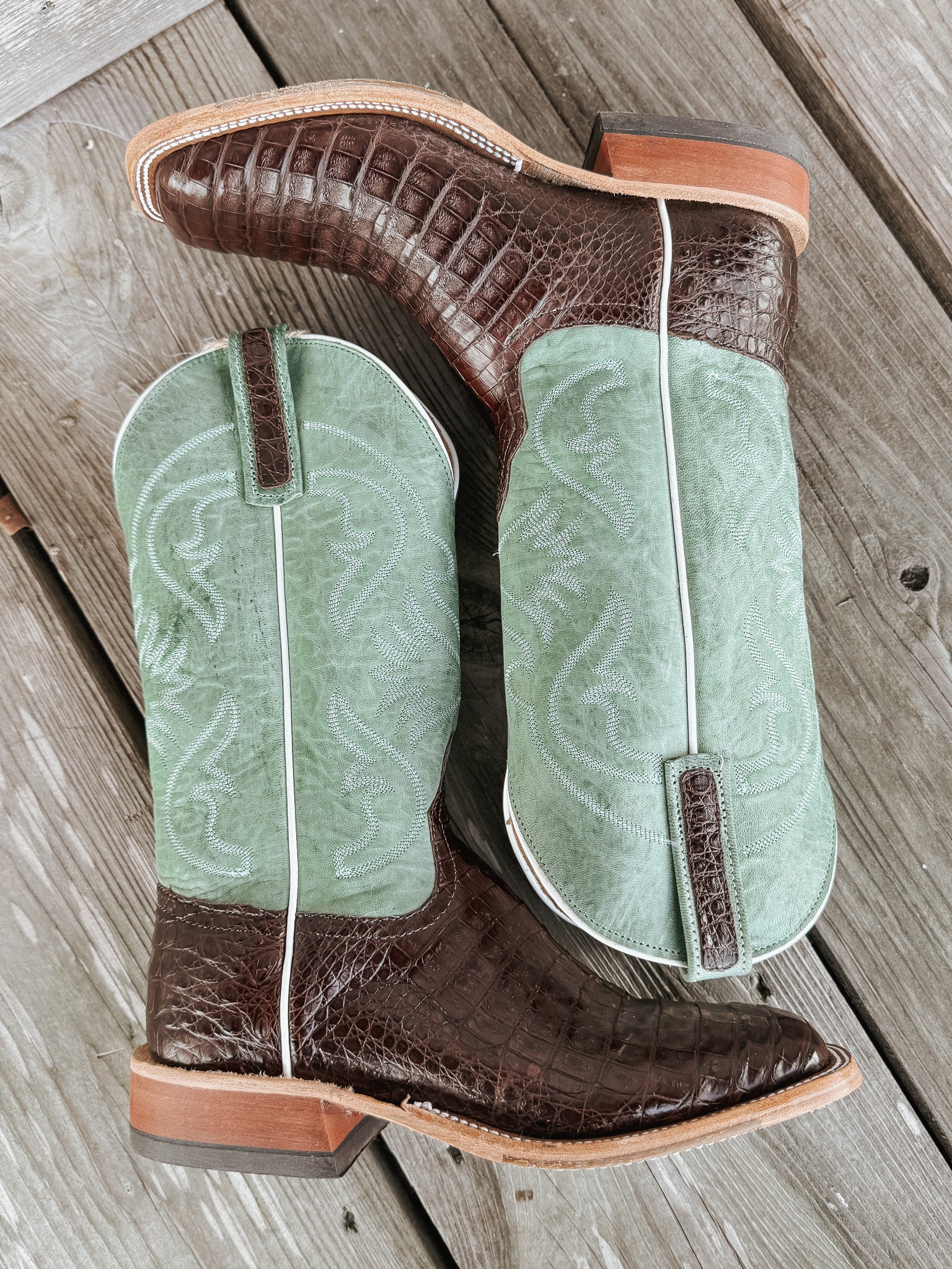Men's Anderson Bean BC Exclusive Jade Caiman Boots