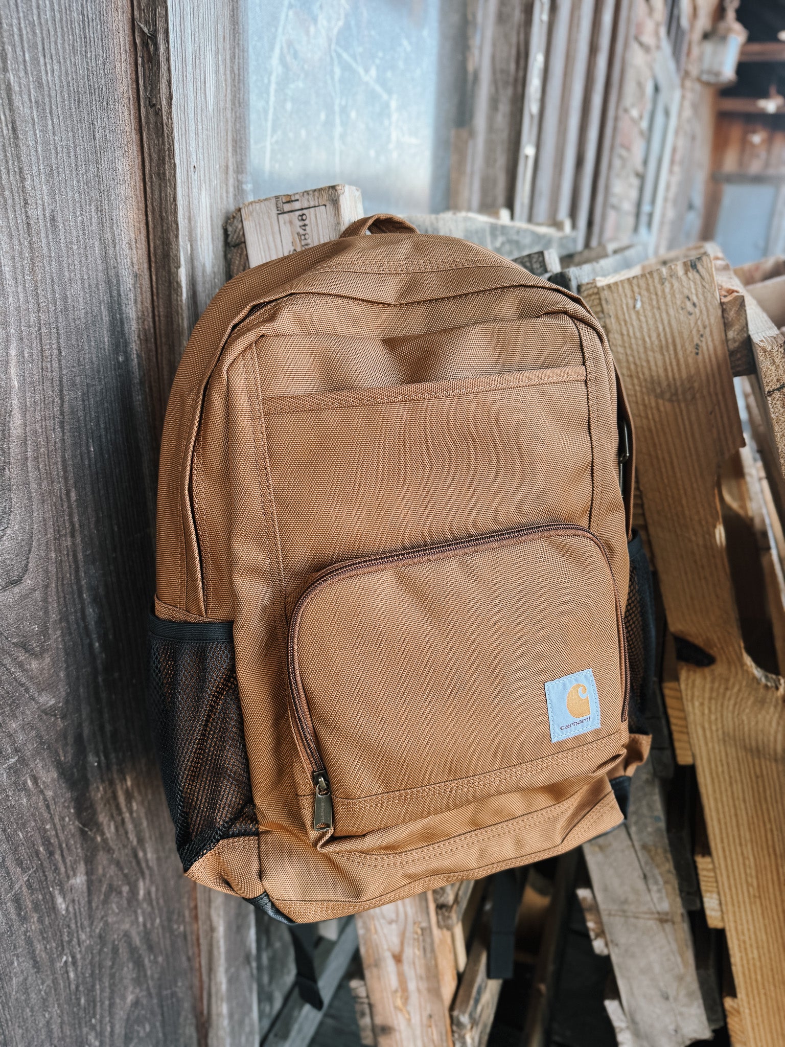 Carhartt 23L Single-Compartment Backpack in Brown