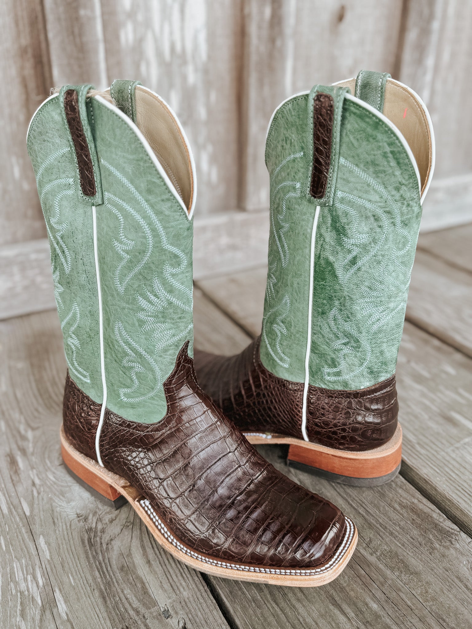 Men's Anderson Bean BC Exclusive Jade Caiman Boots