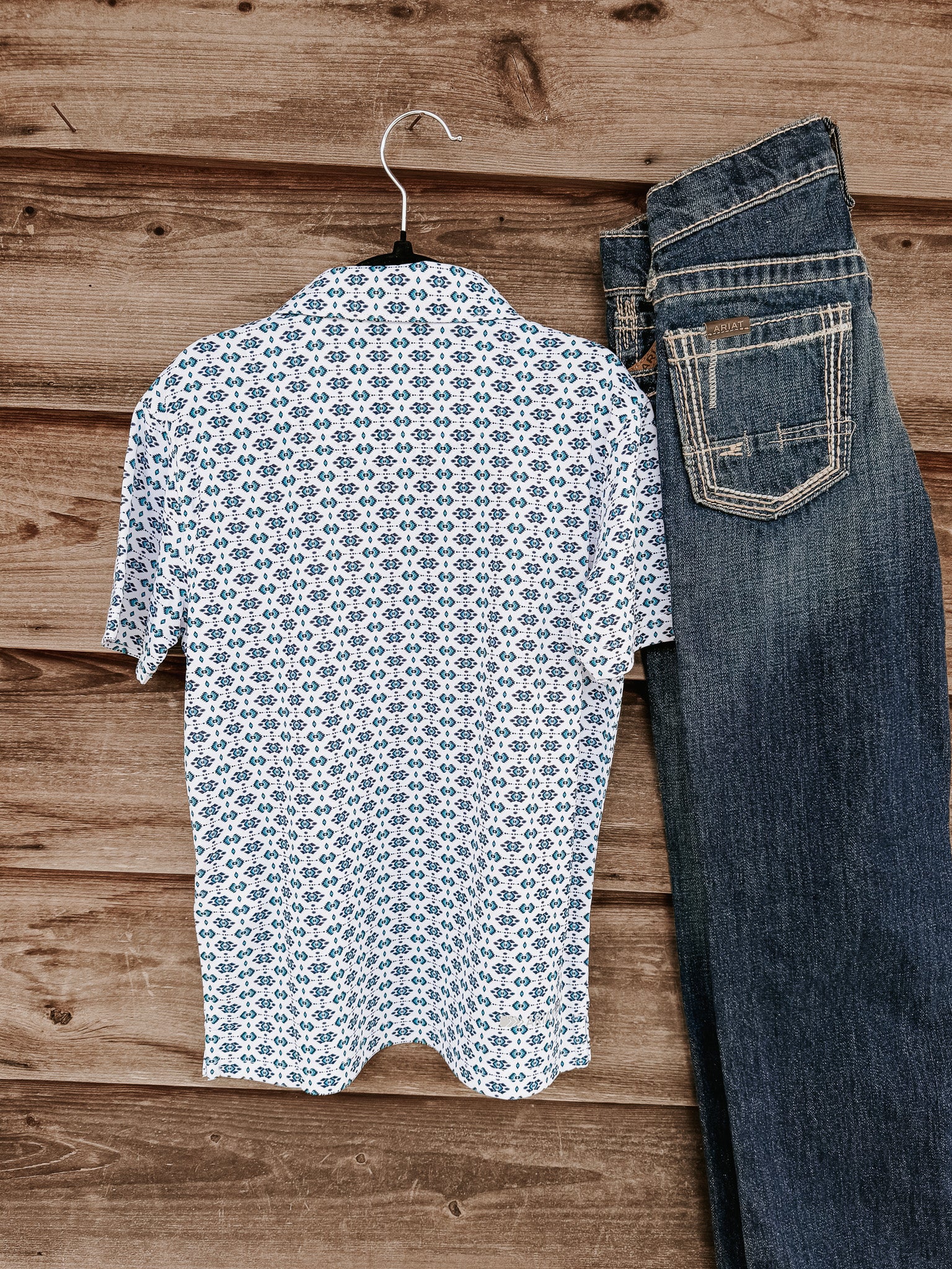 Ariat Youth All Over Print Polo