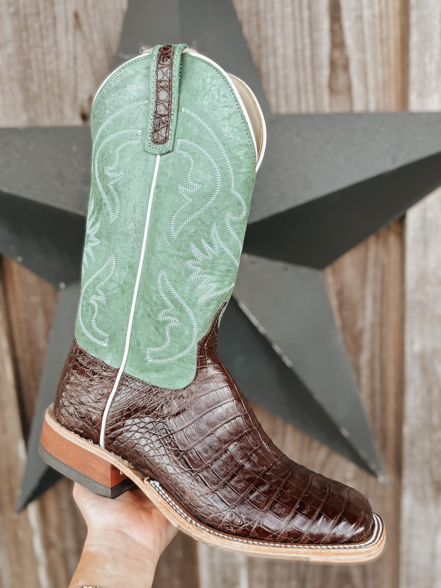 Men's Anderson Bean BC Exclusive Jade Caiman Boots