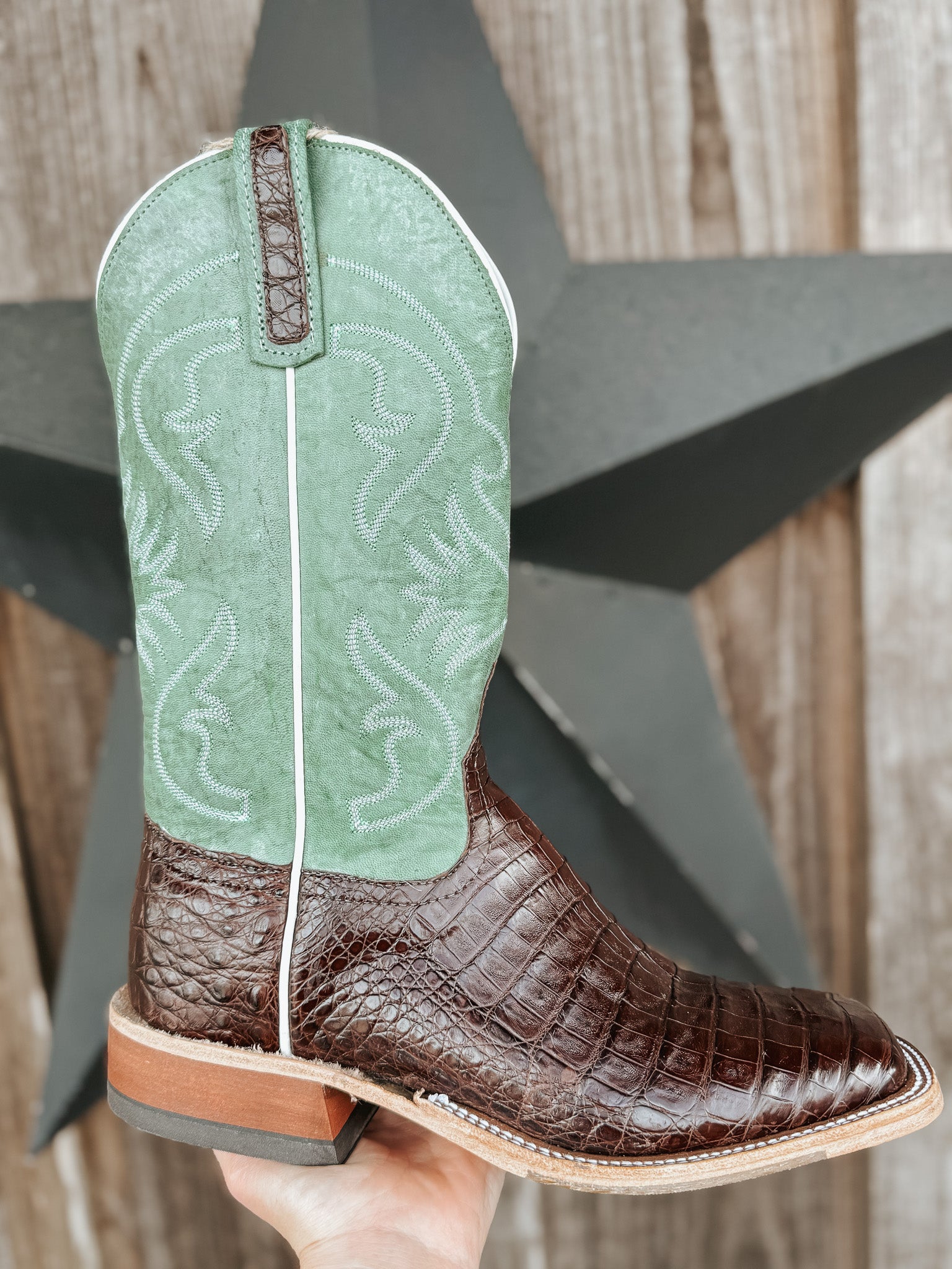 Men's Anderson Bean BC Exclusive Jade Caiman Boots
