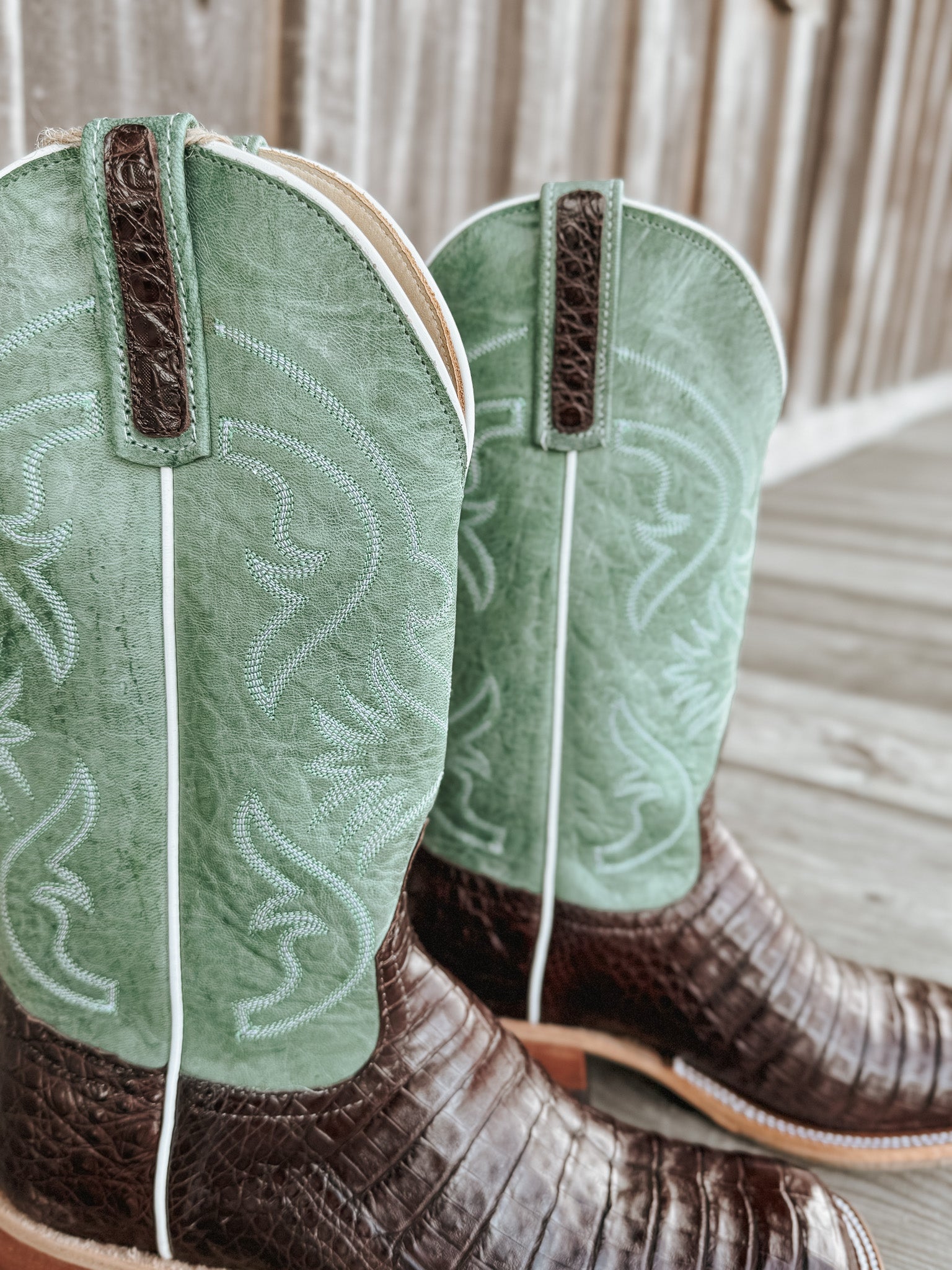 Men's Anderson Bean BC Exclusive Jade Caiman Boots