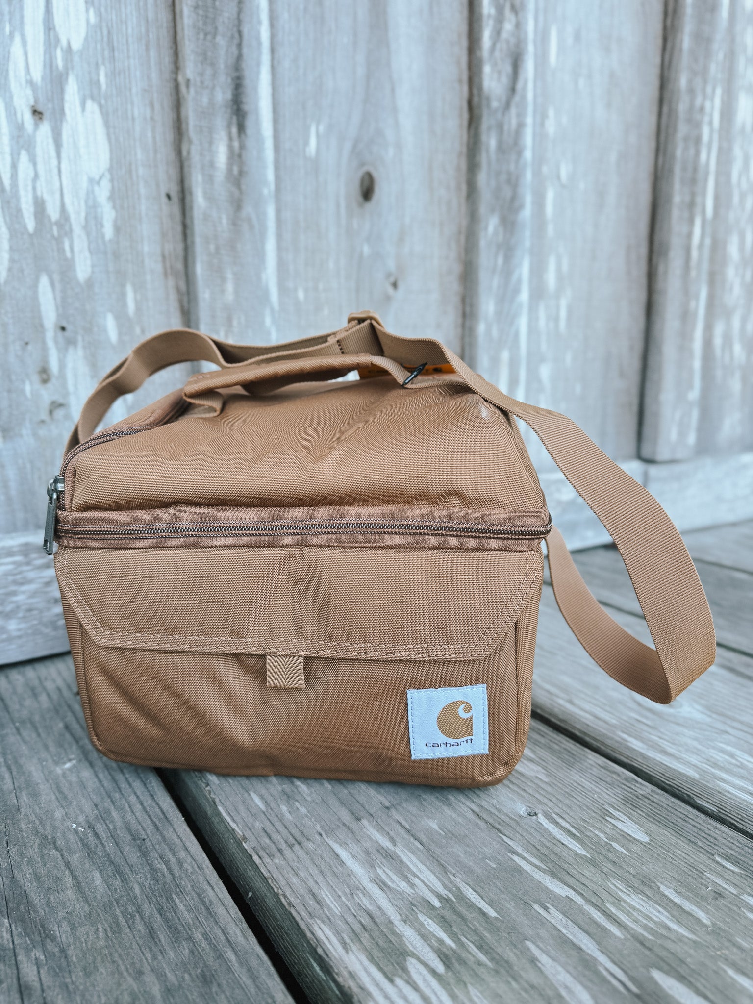 Carhartt Insulated 12 Can Lunch Cooler in Brown