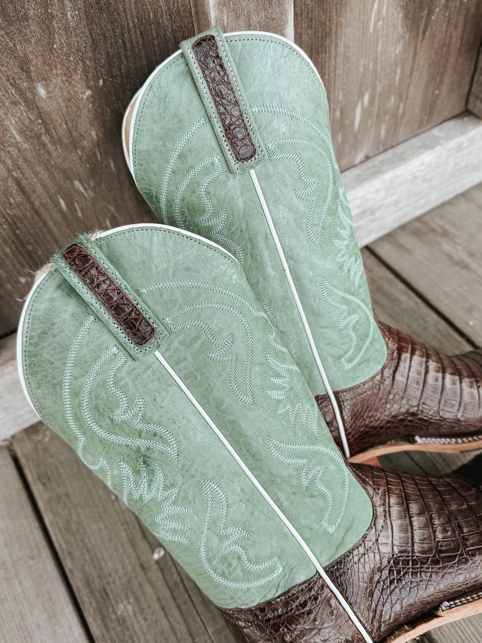 Men's Anderson Bean BC Exclusive Jade Caiman Boots