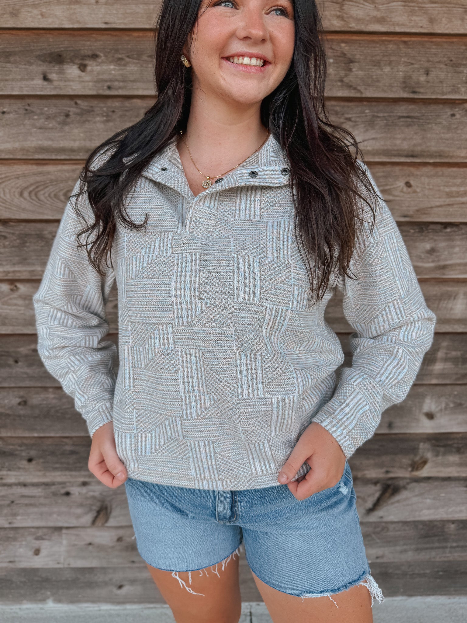 Women's Southern Marsh Southport Isles Pullover in Burnt Taupe