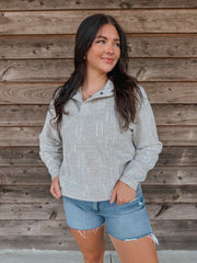 Women's Southern Marsh Southport Isles Pullover in Burnt Taupe