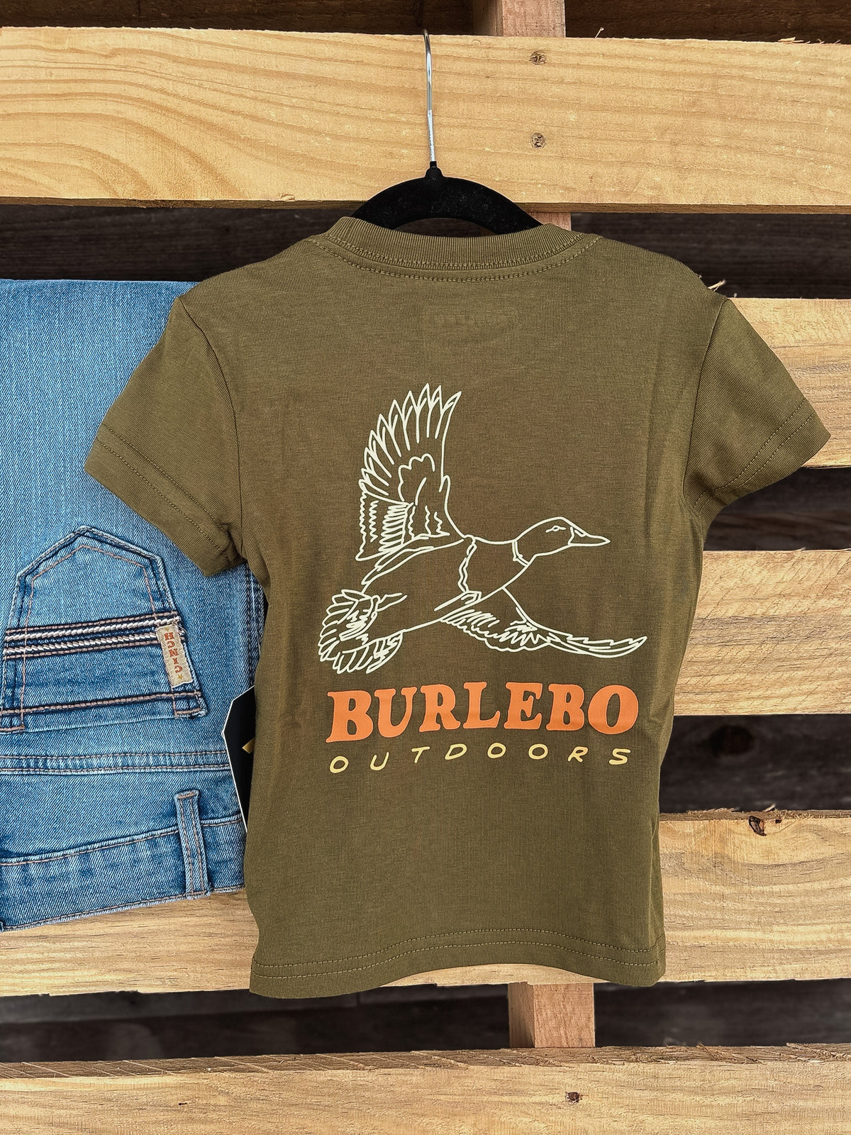 Burlebo | Toddler & Youth Duck Wild T-Shirt - Hunter Green