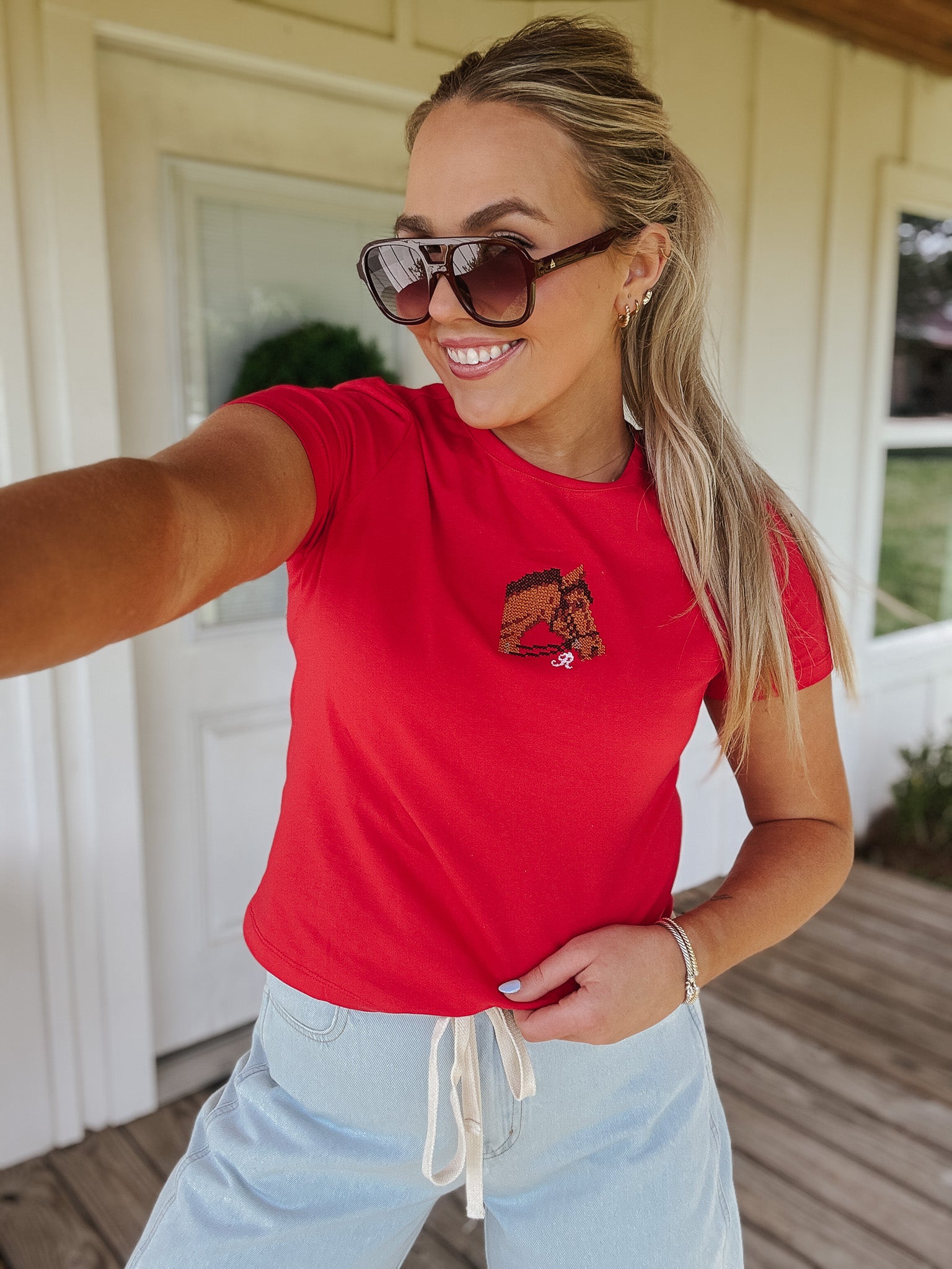 Hold Your Horses Baby Tee