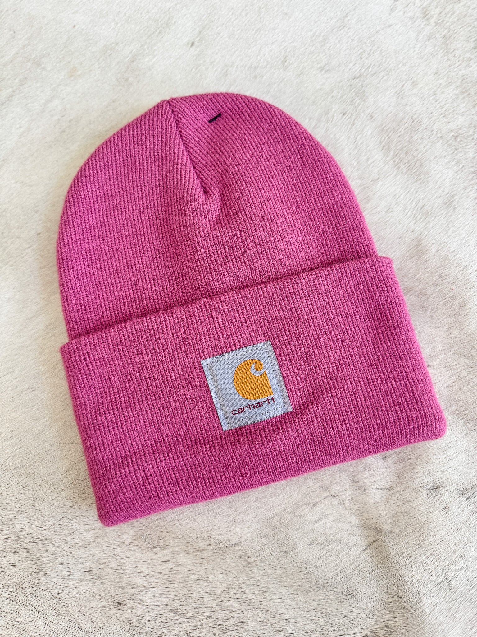 Carhartt Knit Cuff Beanie in Woodrose
