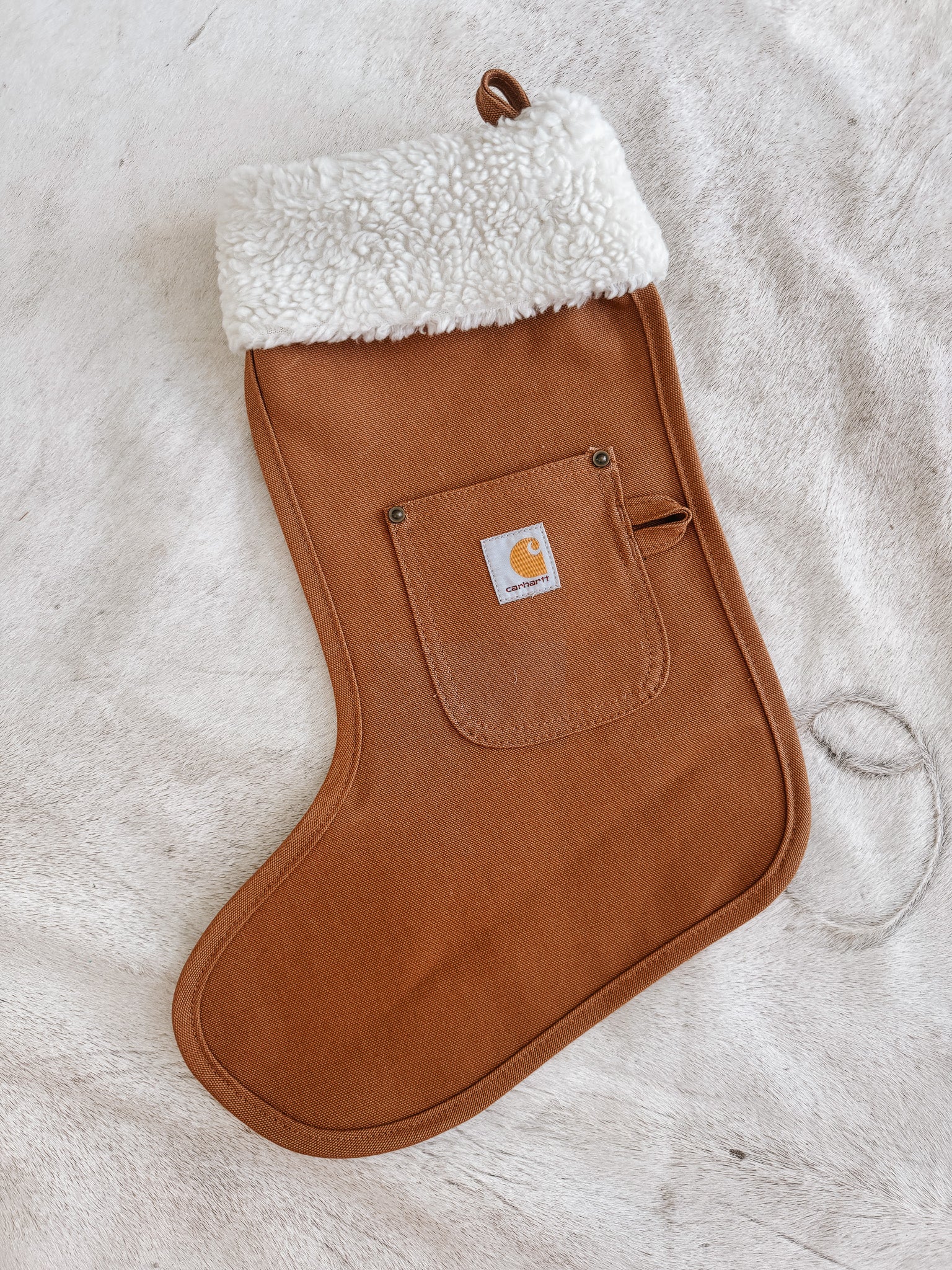 Carhartt Christmas Stocking in Brown