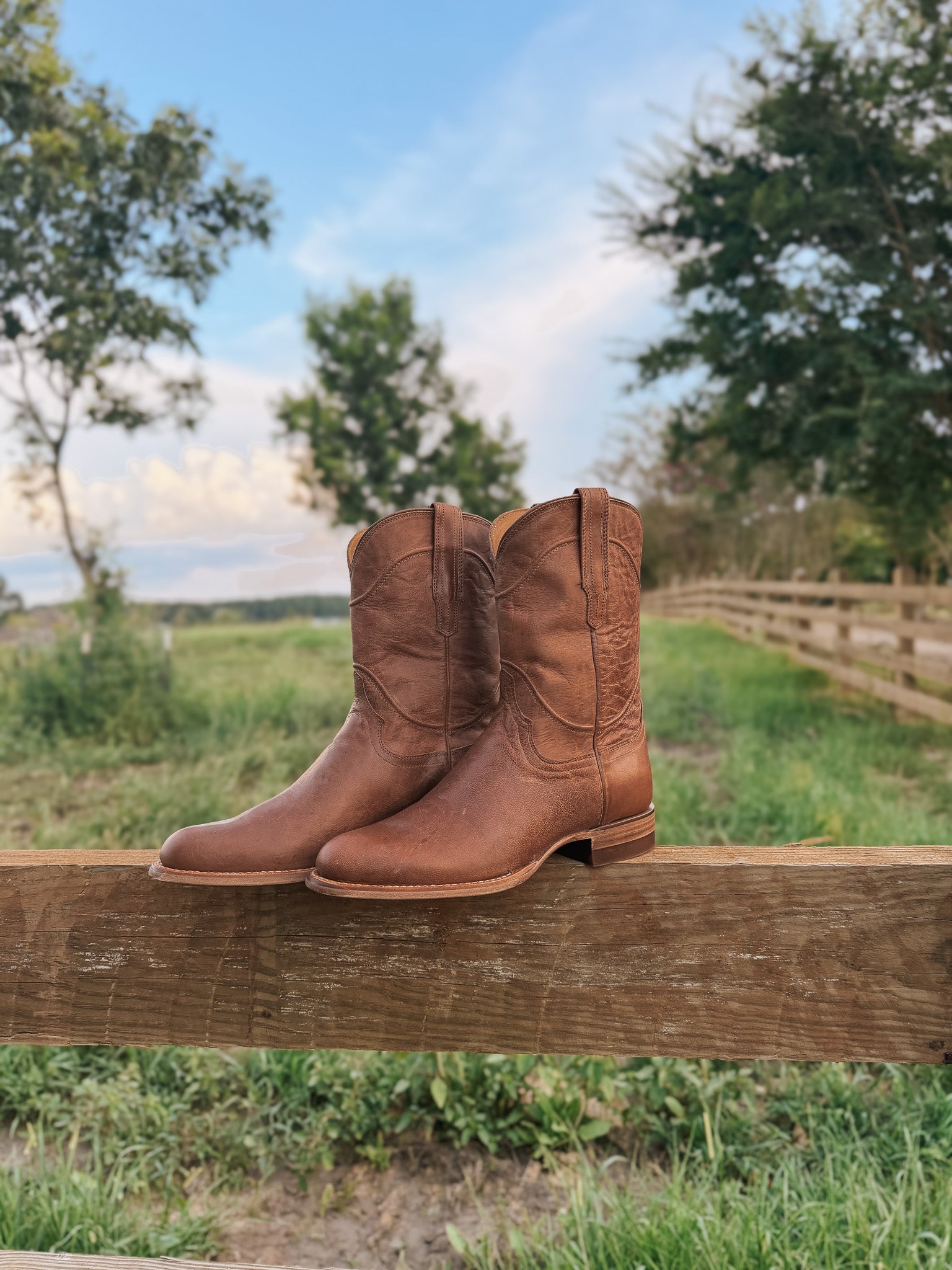Tecovas Men's The Earl Goat Roper Boots