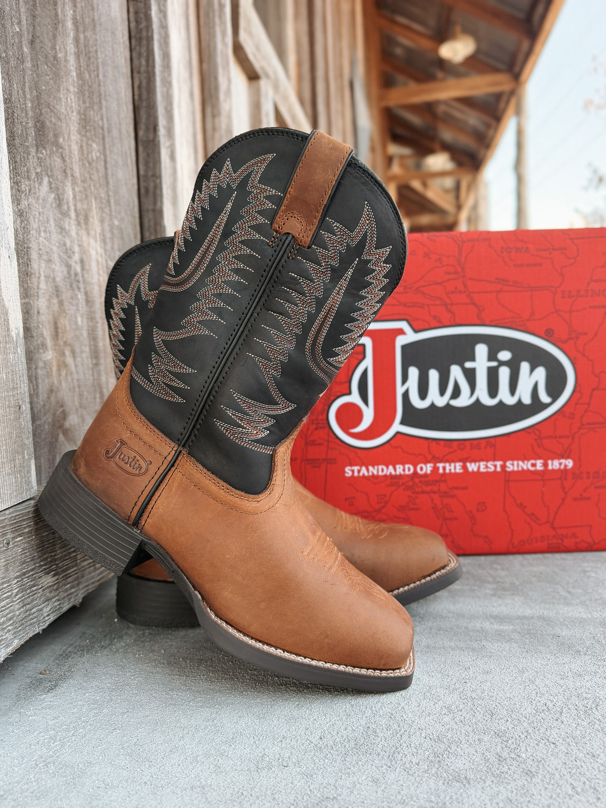 Justin Men's Stampede Gage Performance Western Boots