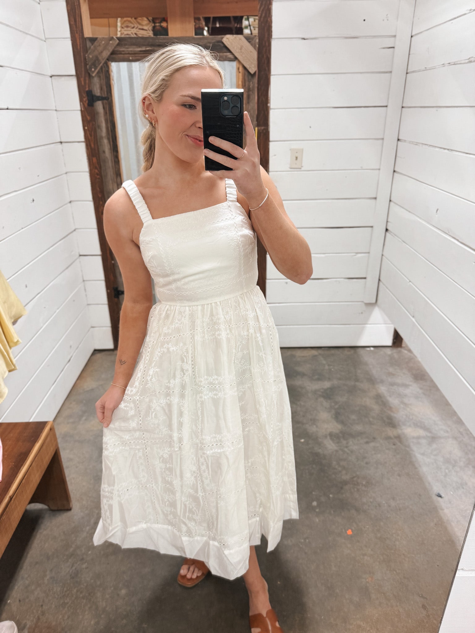 This is the One Ivory Midi Dress