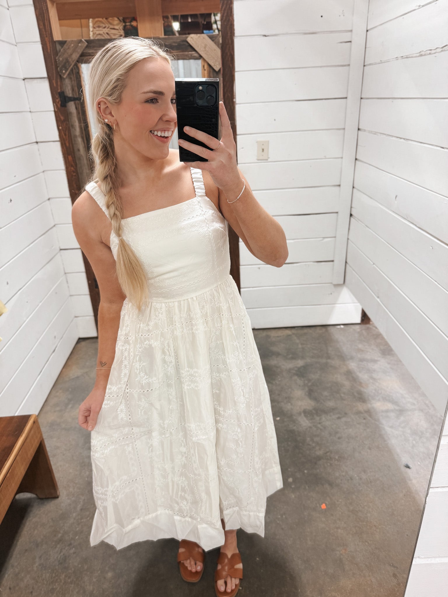 This is the One Ivory Midi Dress