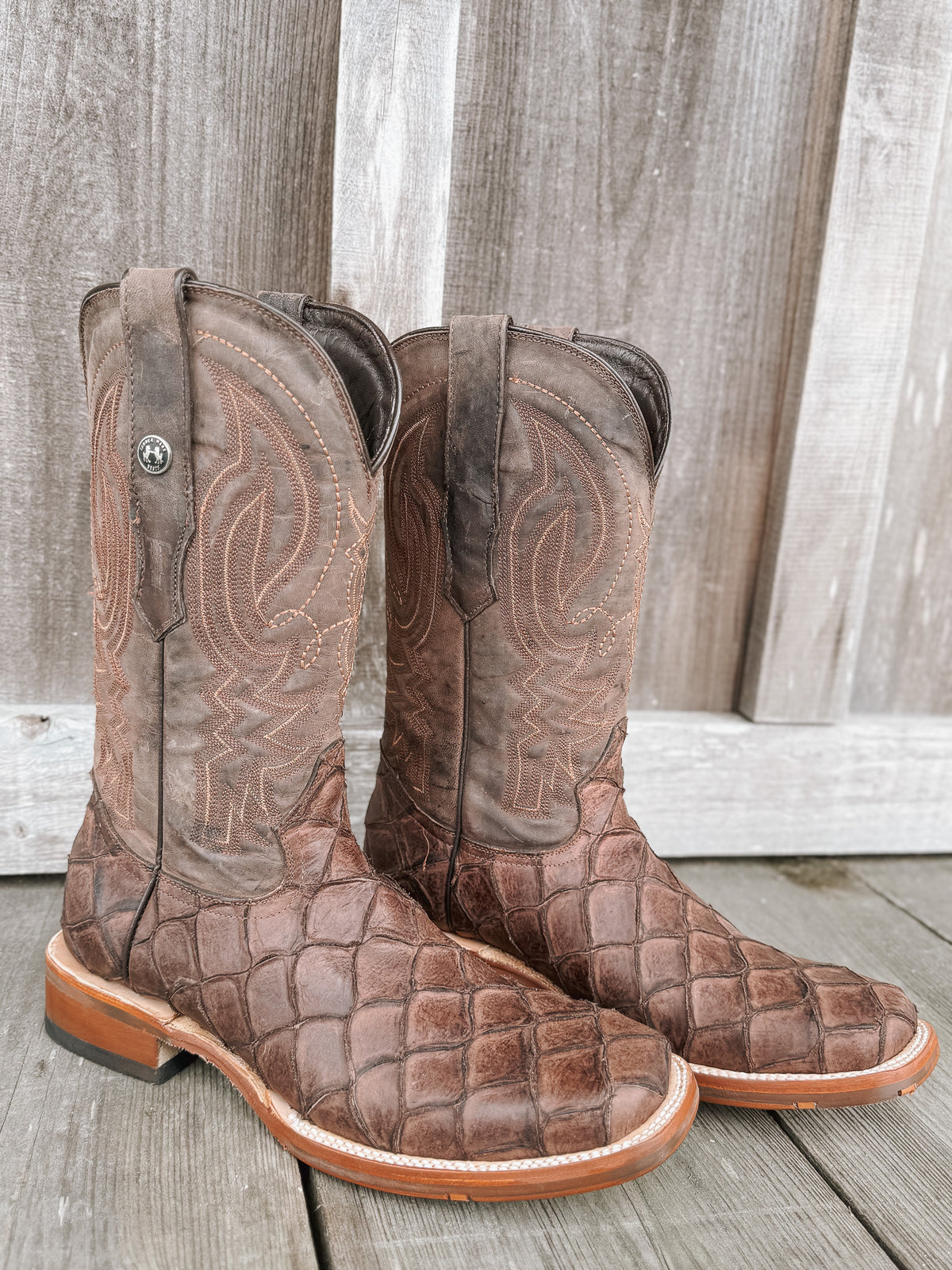 Tanner Mark | Men's Monster Fish Print Boots