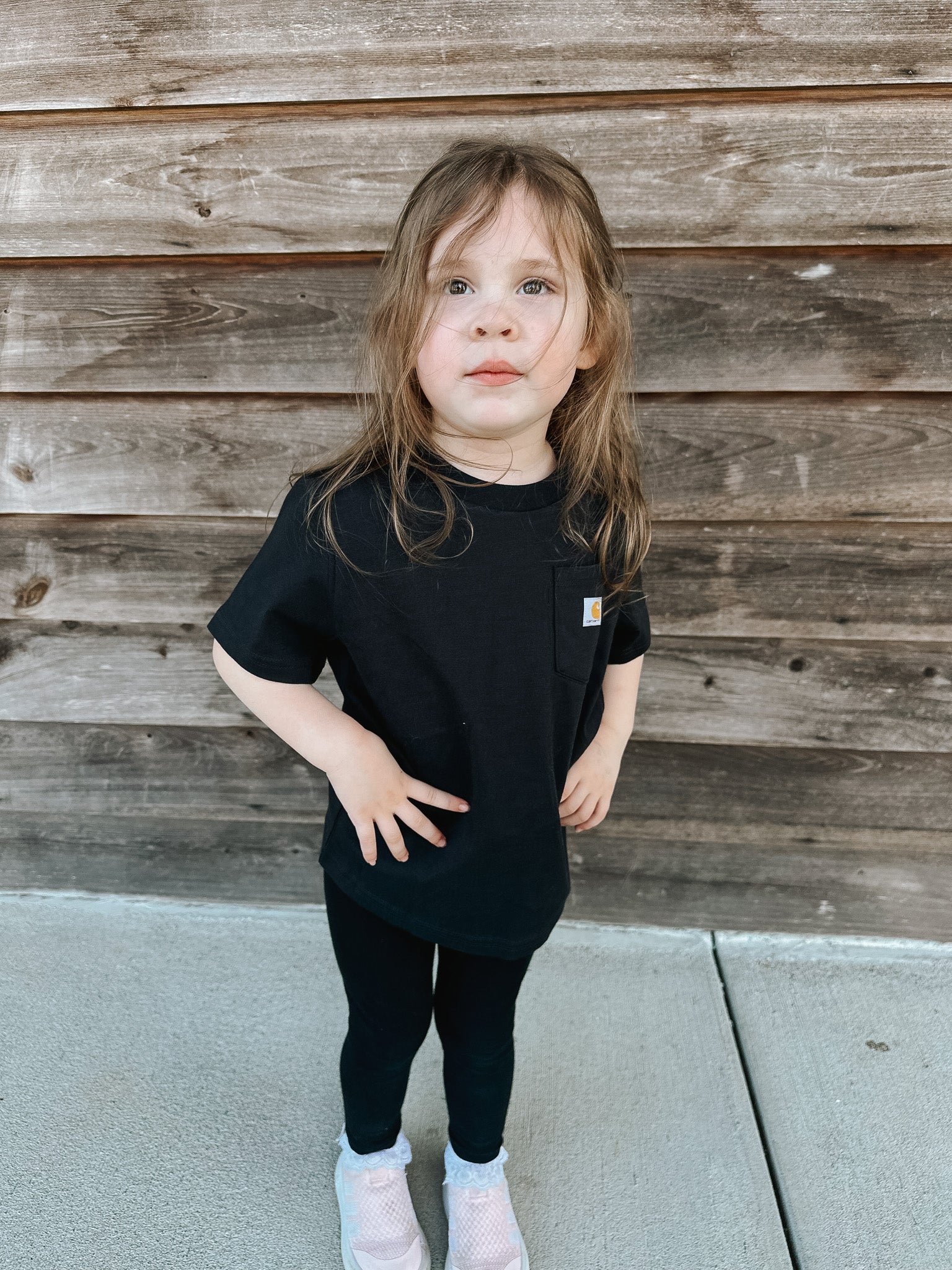 Carhartt Toddler & Kid's Pocket T-Shirt in Black