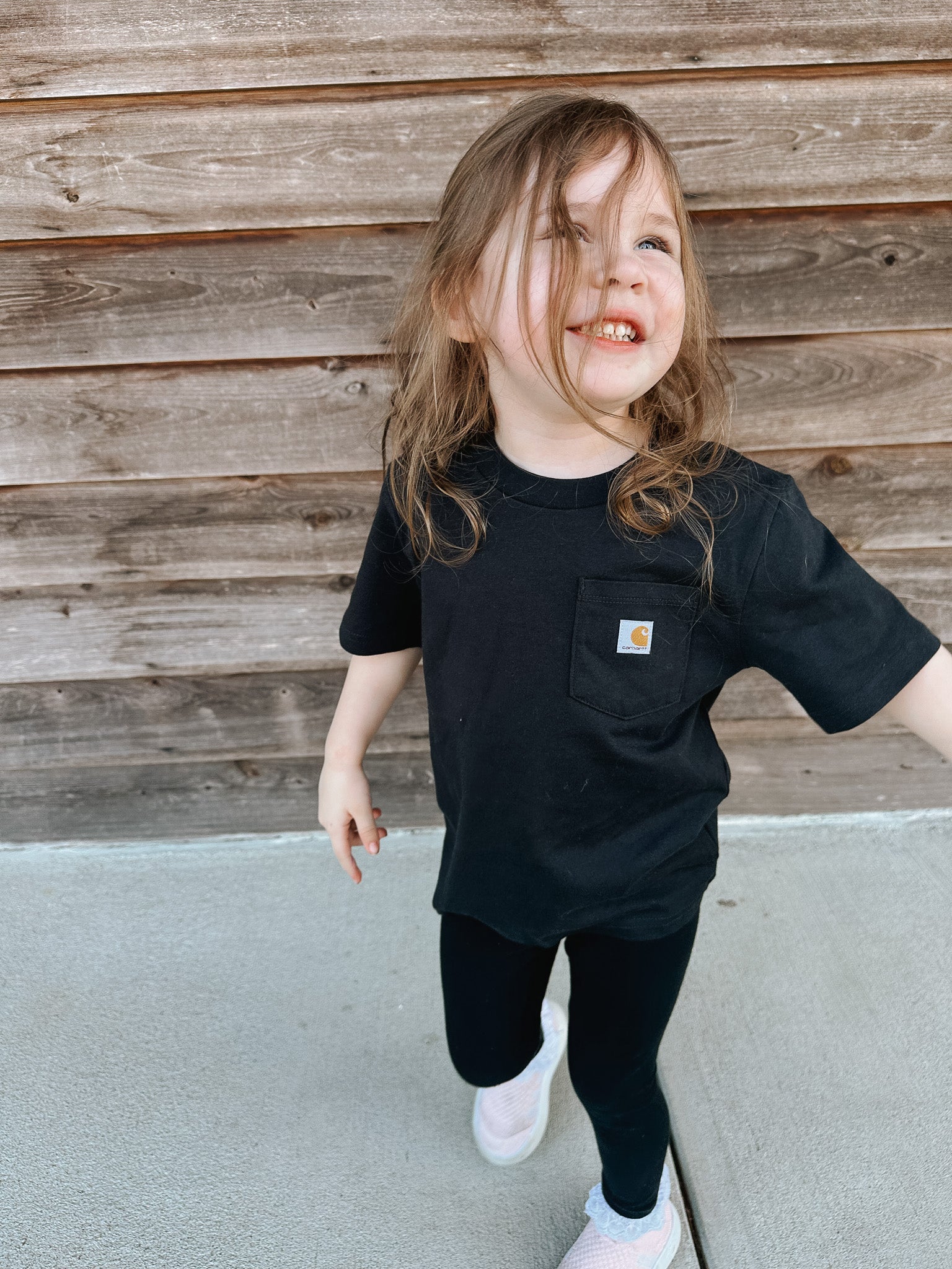 Carhartt Toddler & Kid's Pocket T-Shirt in Black