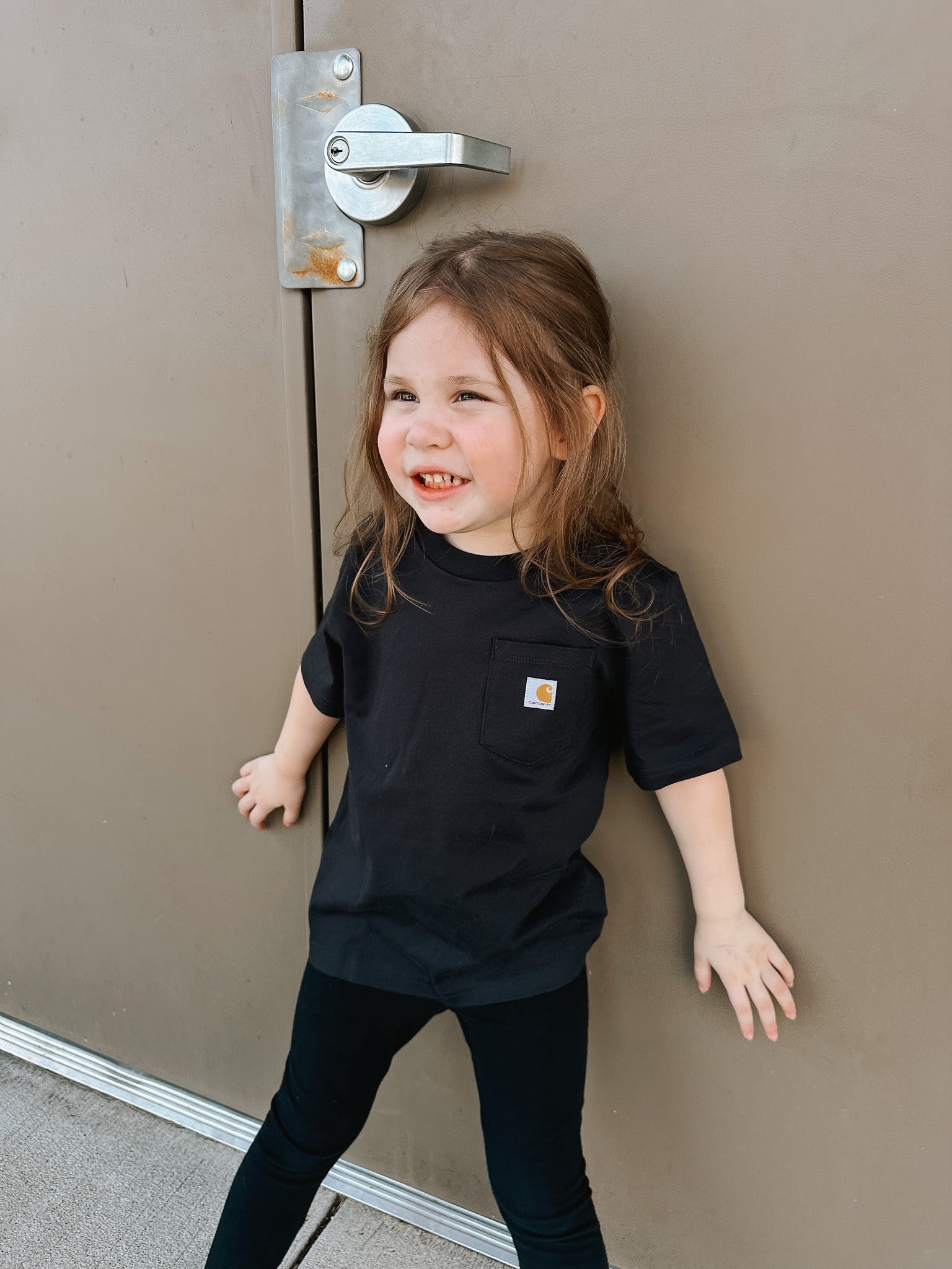 Carhartt Toddler & Kid's Pocket T-Shirt in Black