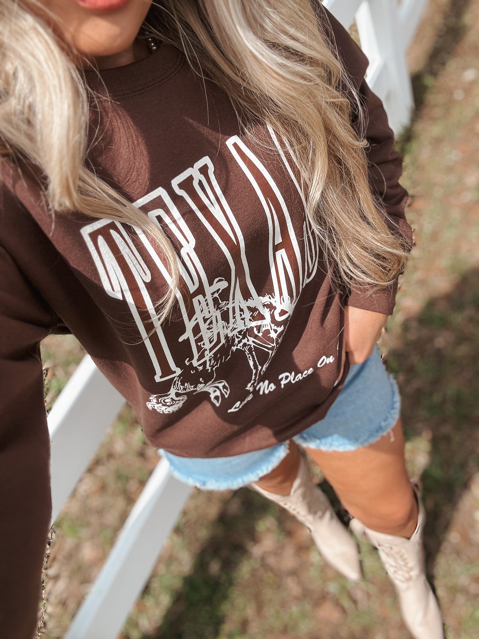 Texas - Like No Place on Earth Sweatshirt