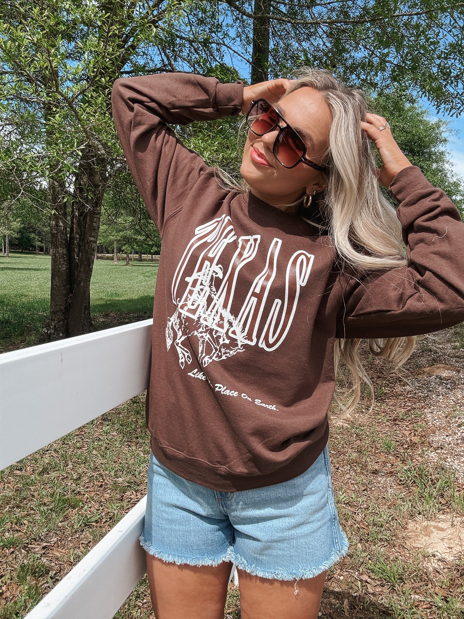 Texas - Like No Place on Earth Sweatshirt