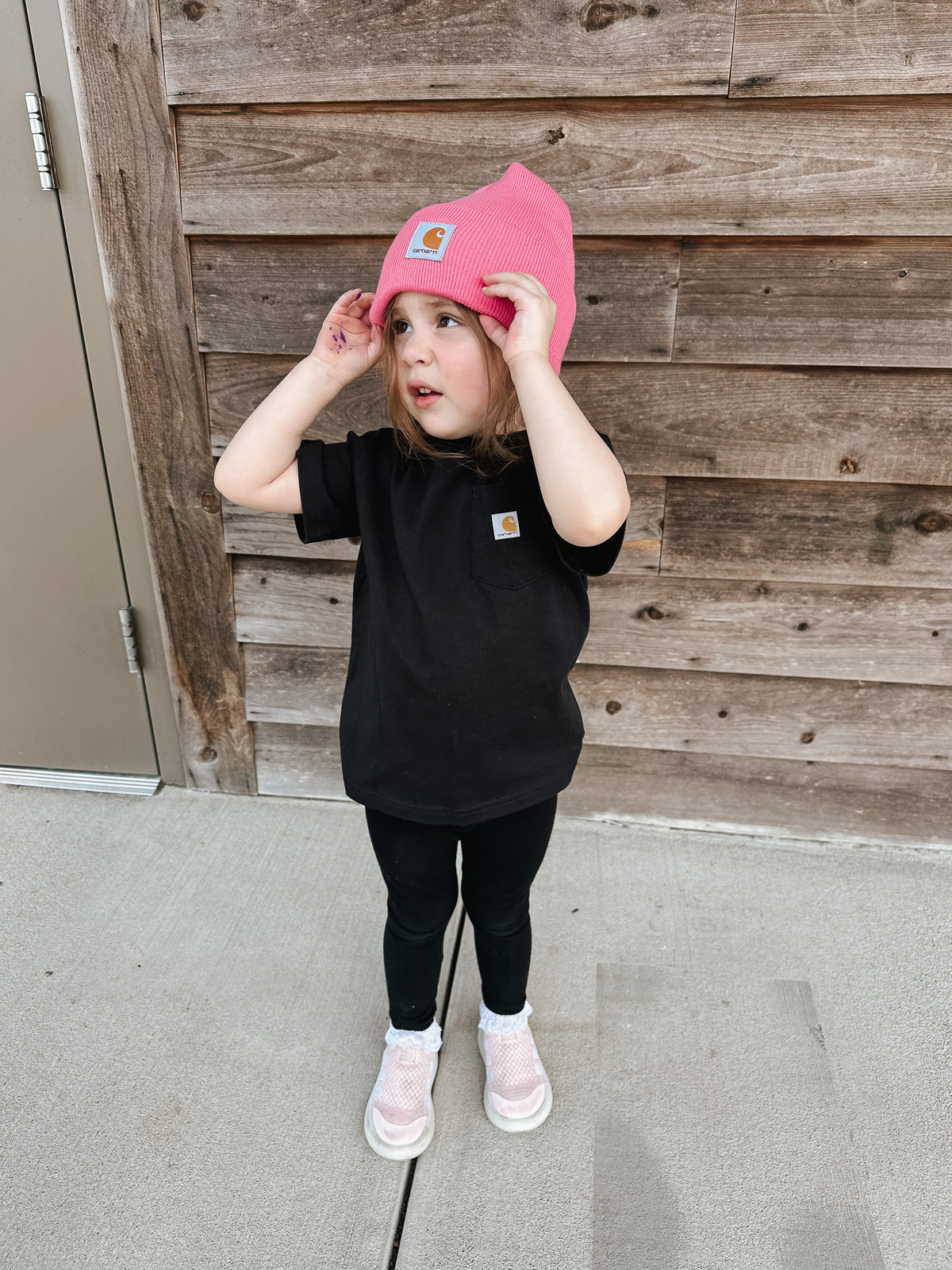 Carhartt | Toddler & Kid's Acrylic Beanie in Pink