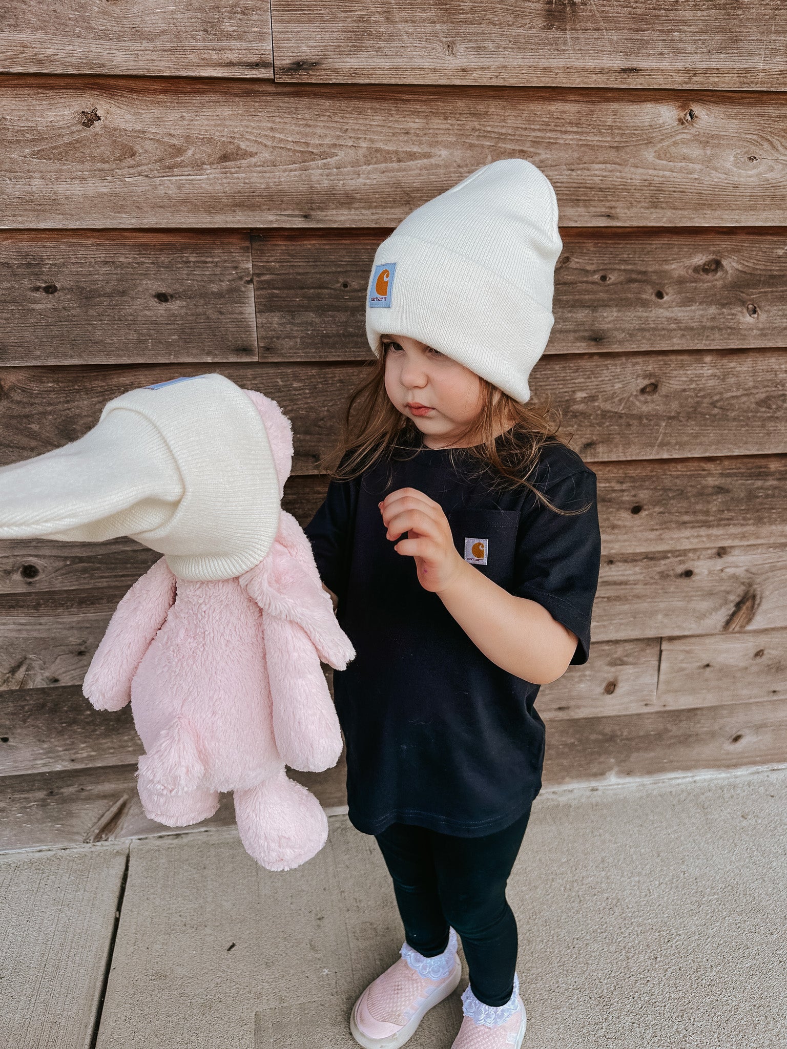 Carhartt Toddler & Kid's Beanie in Light Beige