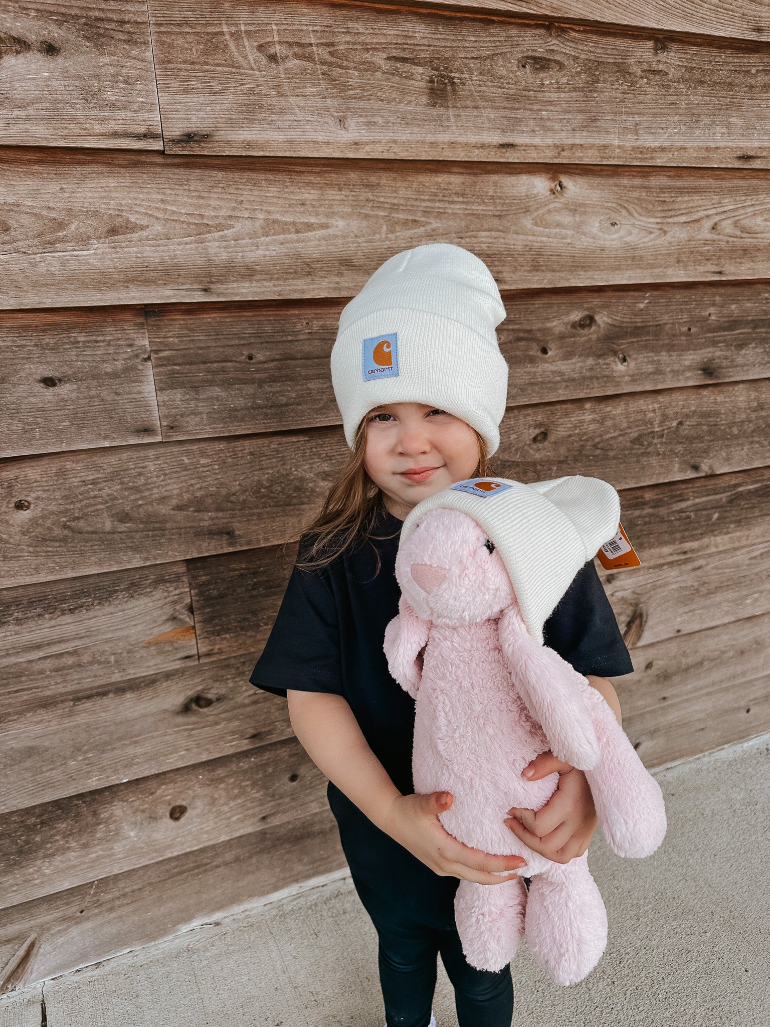 Carhartt Toddler & Kid's Beanie in Light Beige