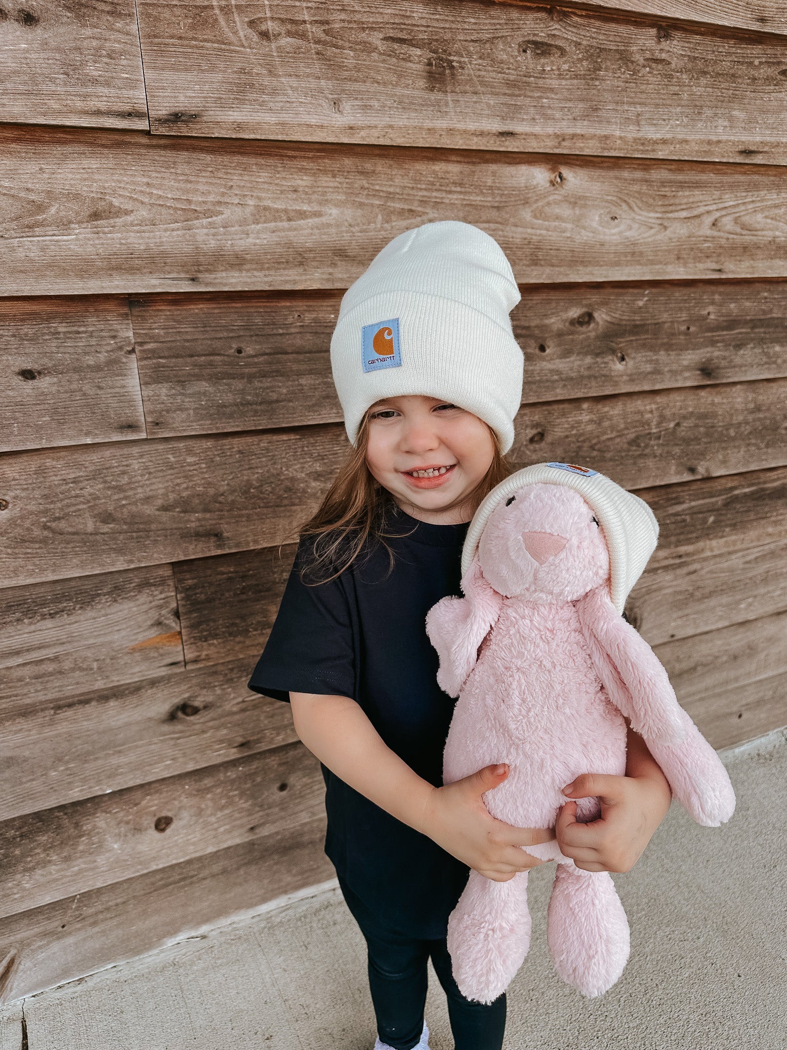 Carhartt Toddler & Kid's Beanie in Light Beige