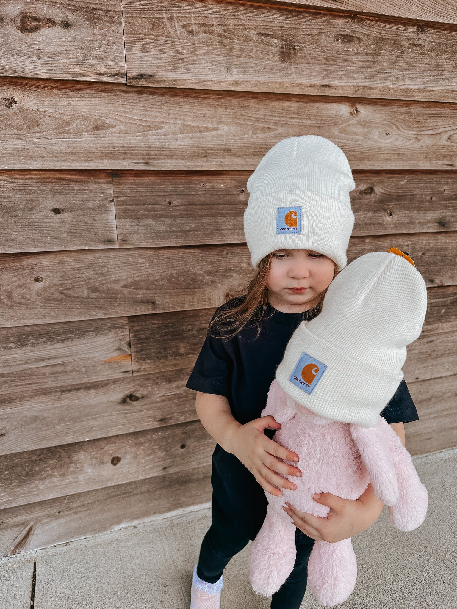 Carhartt Toddler & Kid's Beanie in Light Beige