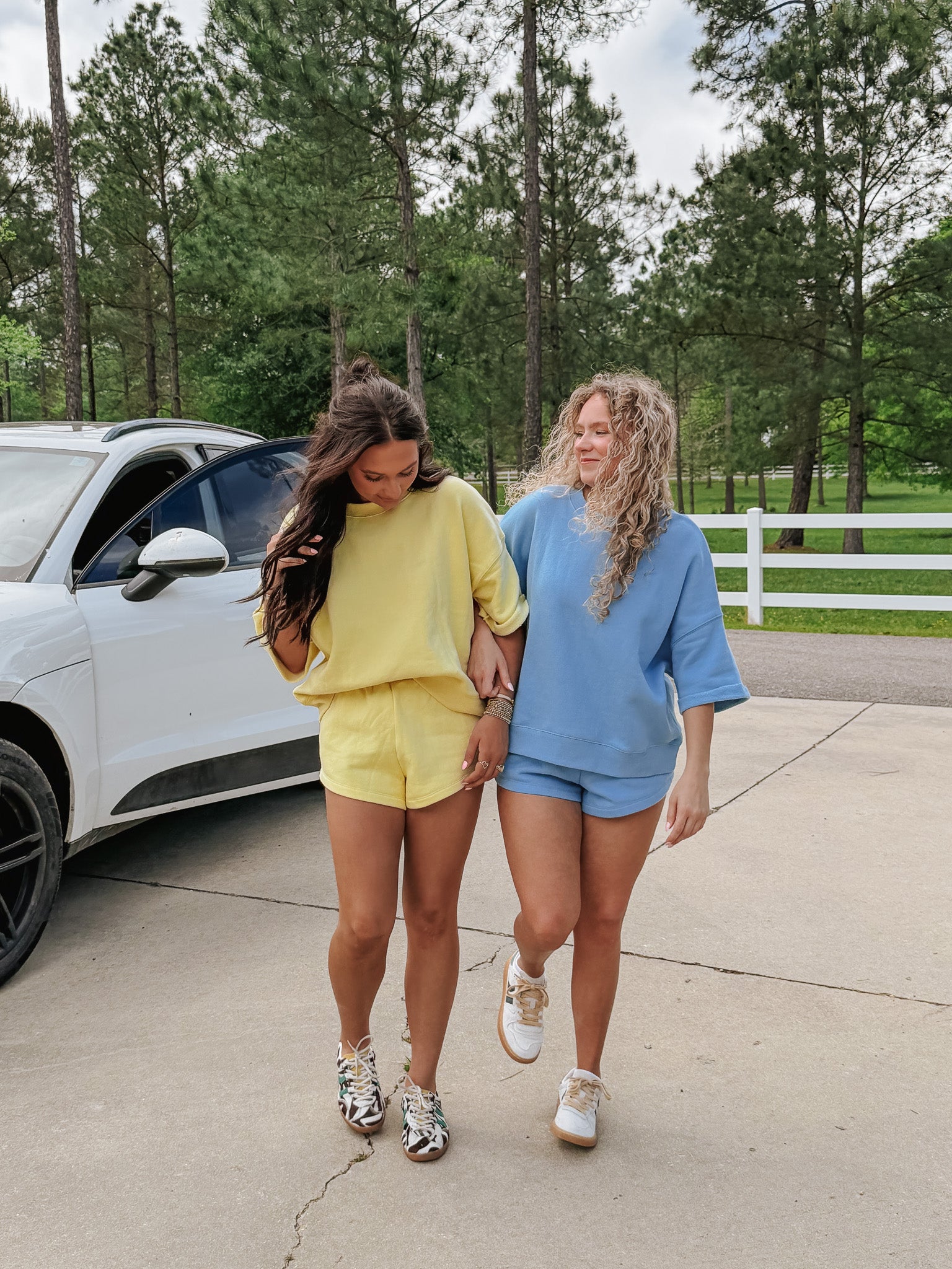 Comfort in Malibu Sweat Set in Yellow