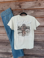 Fieldstone Gone Fishing T-Shirt in Sand