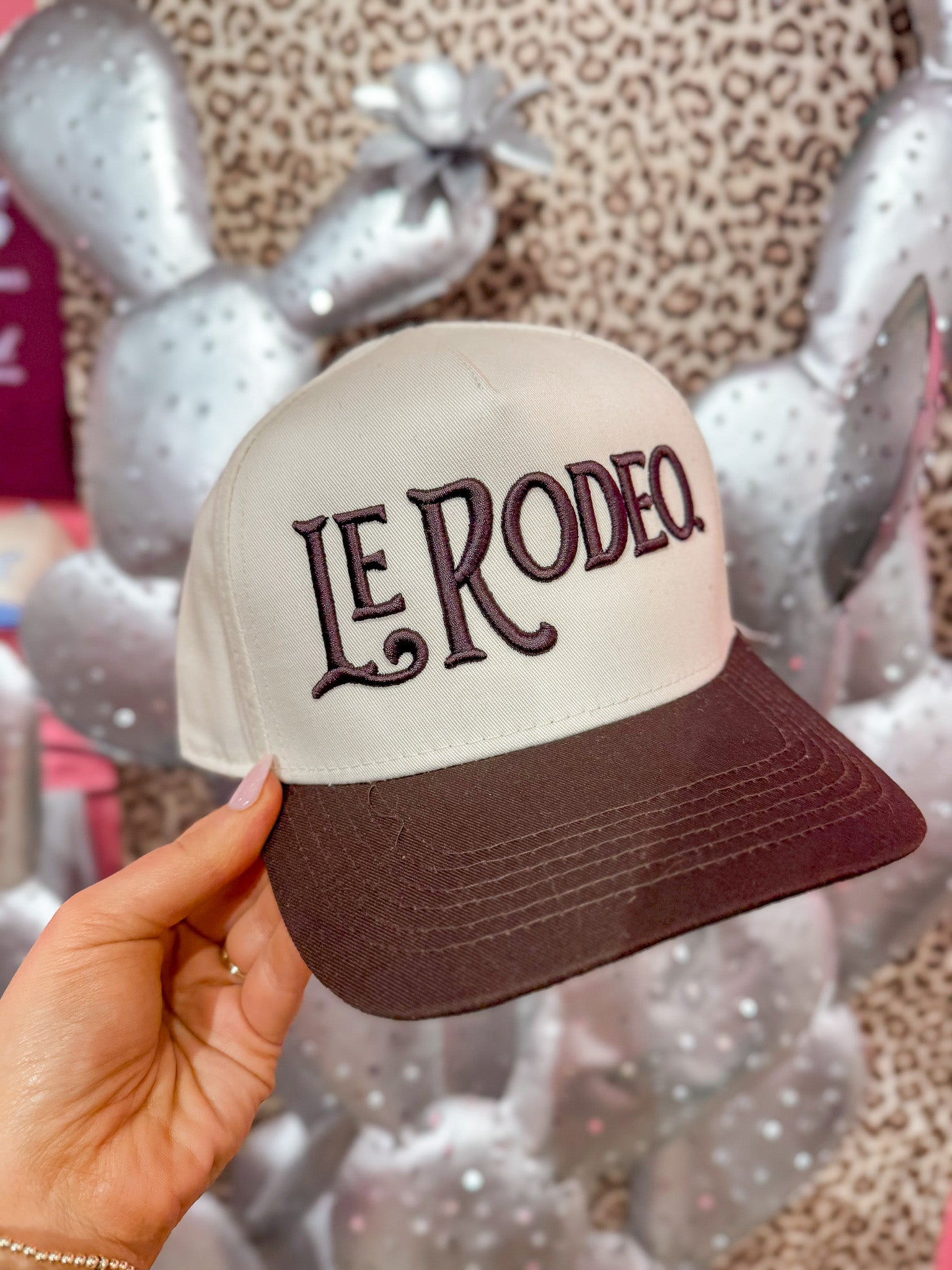 Le Rodeo Brown Natural Cap