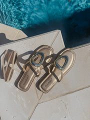 Dress to Impress Sandals in Gold