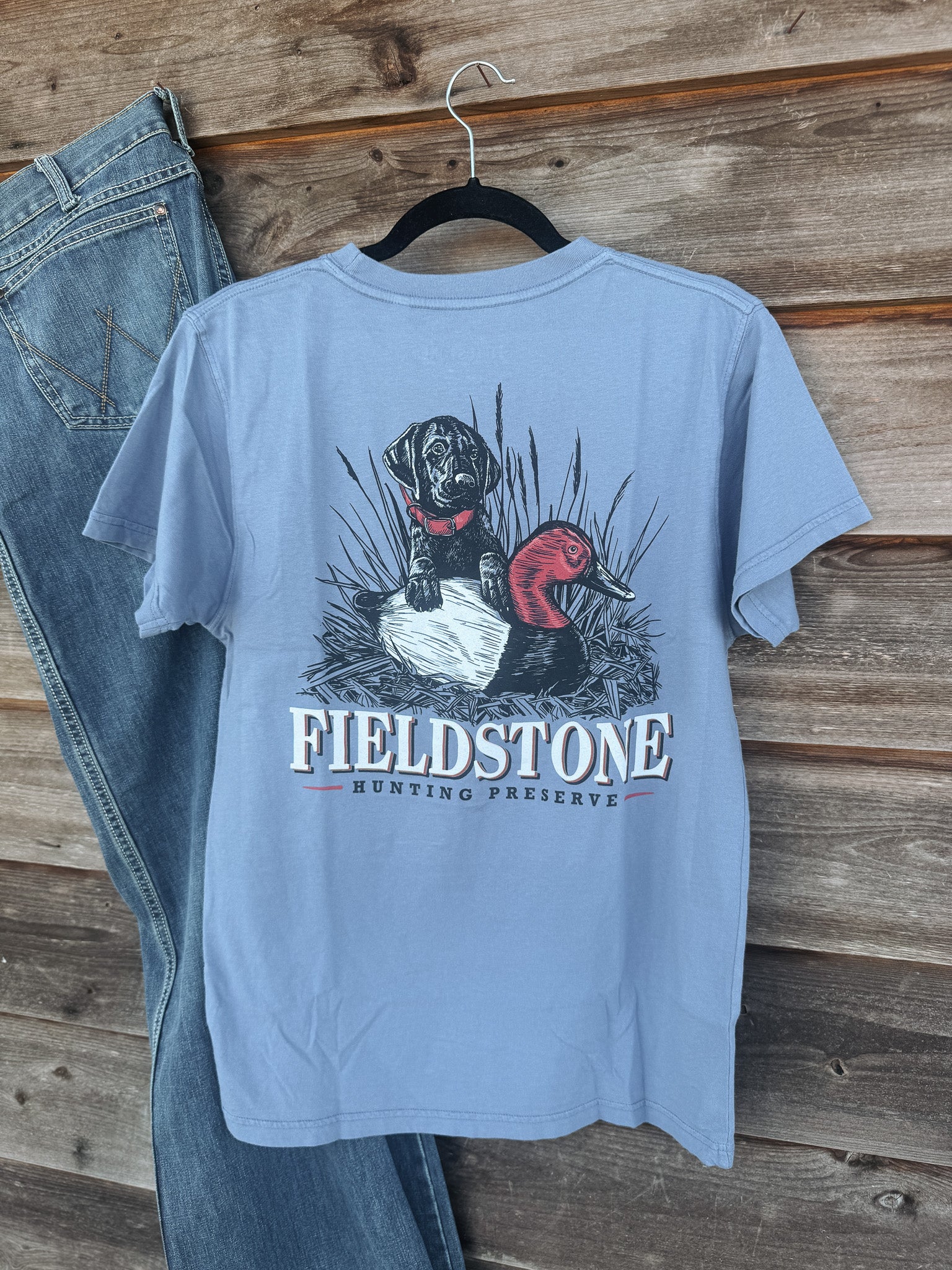 Fieldstone Decoy Pup T-Shirt in Saltwater
