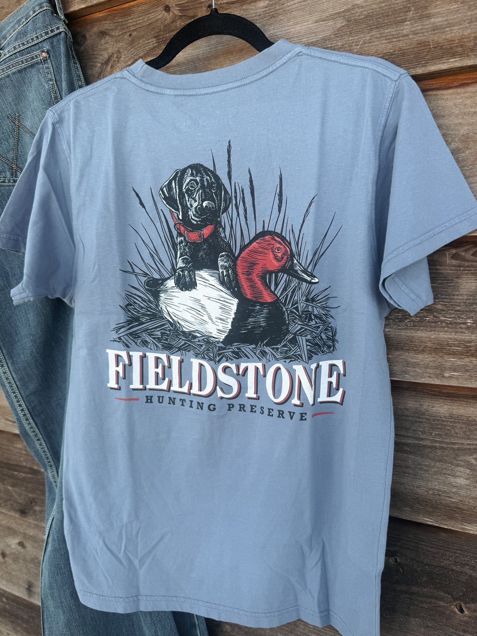 Fieldstone Decoy Pup T-Shirt in Saltwater