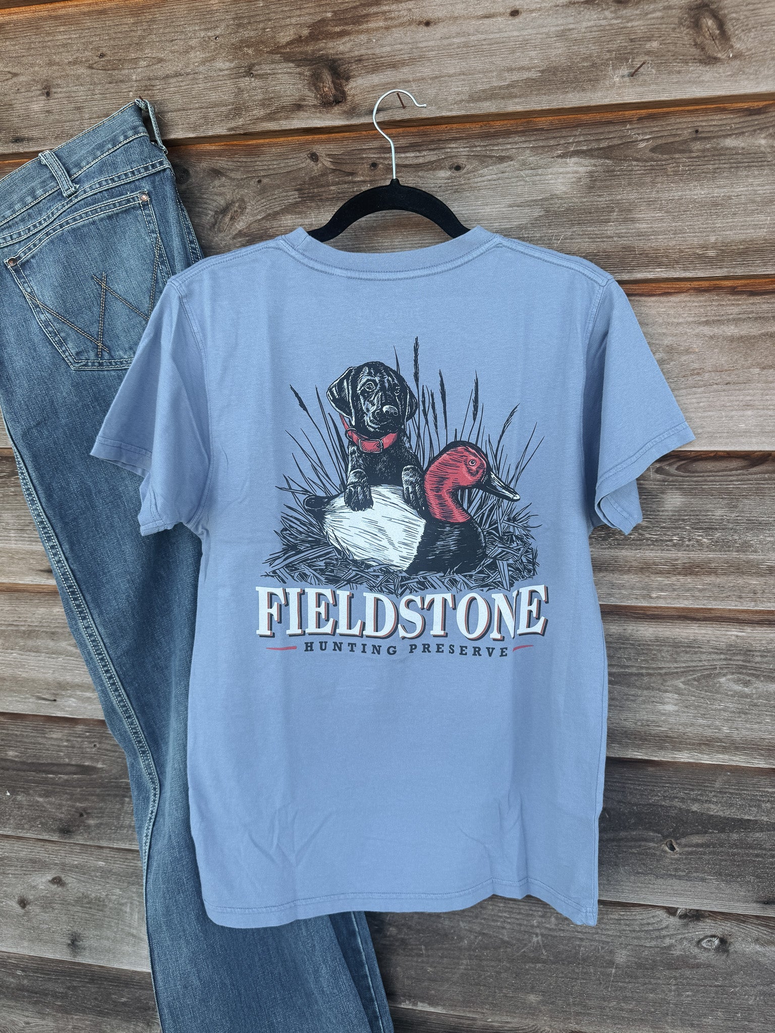 Fieldstone Decoy Pup T-Shirt in Saltwater