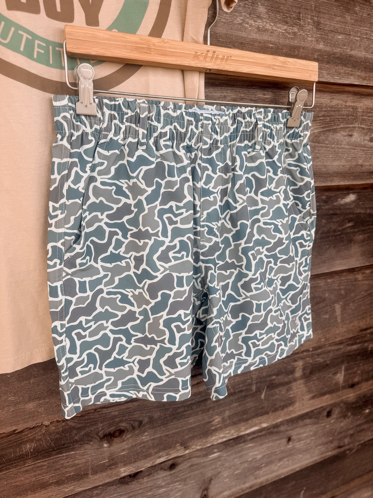 Men's Local Boy Volley Short In Fish Camo