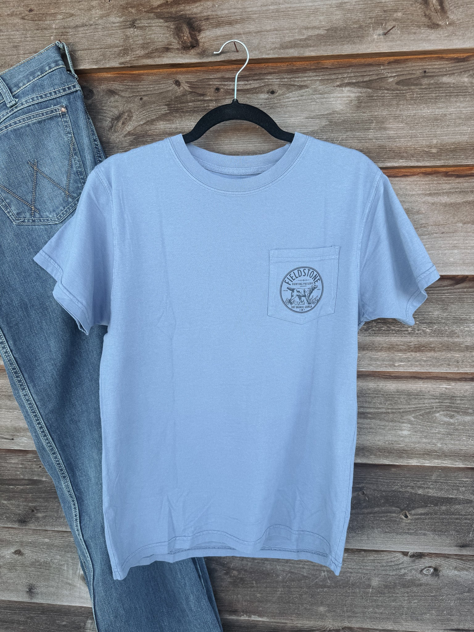 Fieldstone Decoy Pup T-Shirt in Saltwater